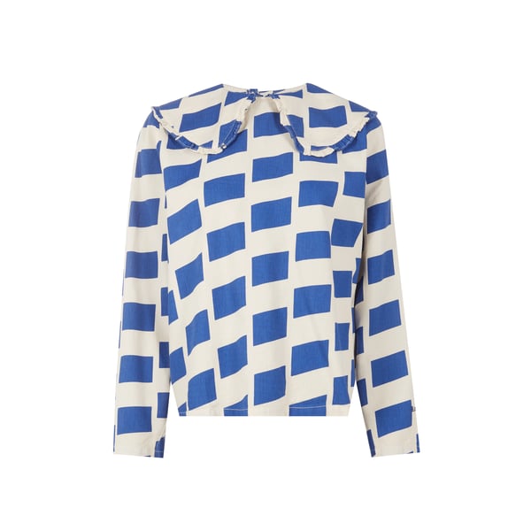 Blouse à motifs en coton