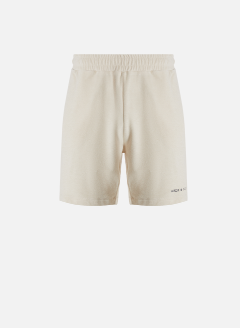 Shorts aus Baumwollfrottee BeigeLYLE & SCOTT 