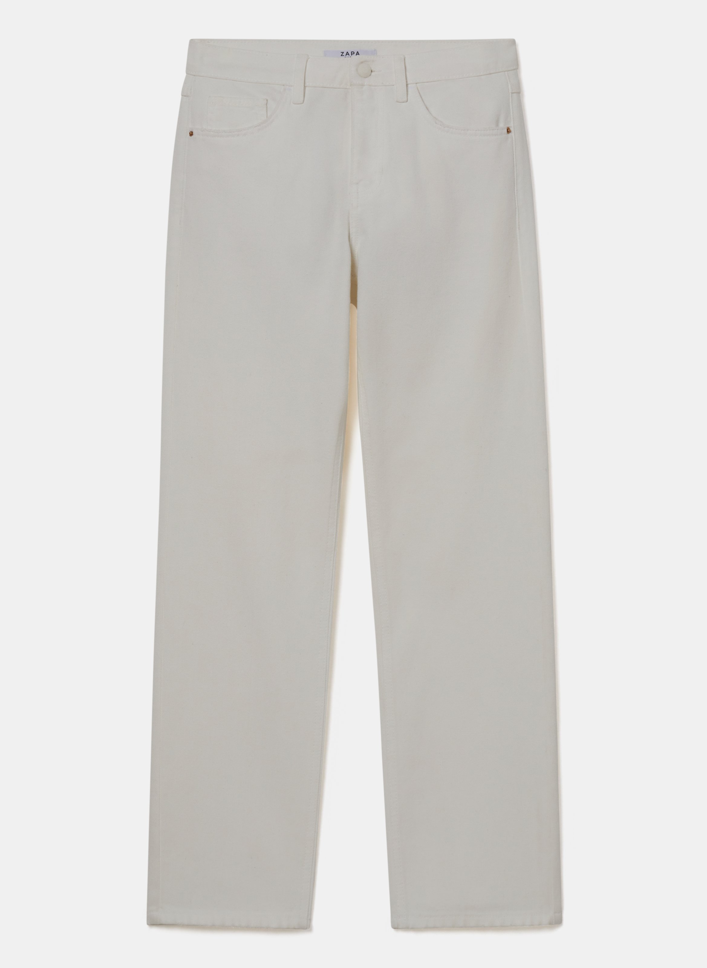 Jeans blanc droit - jayce ZAPA Blanc