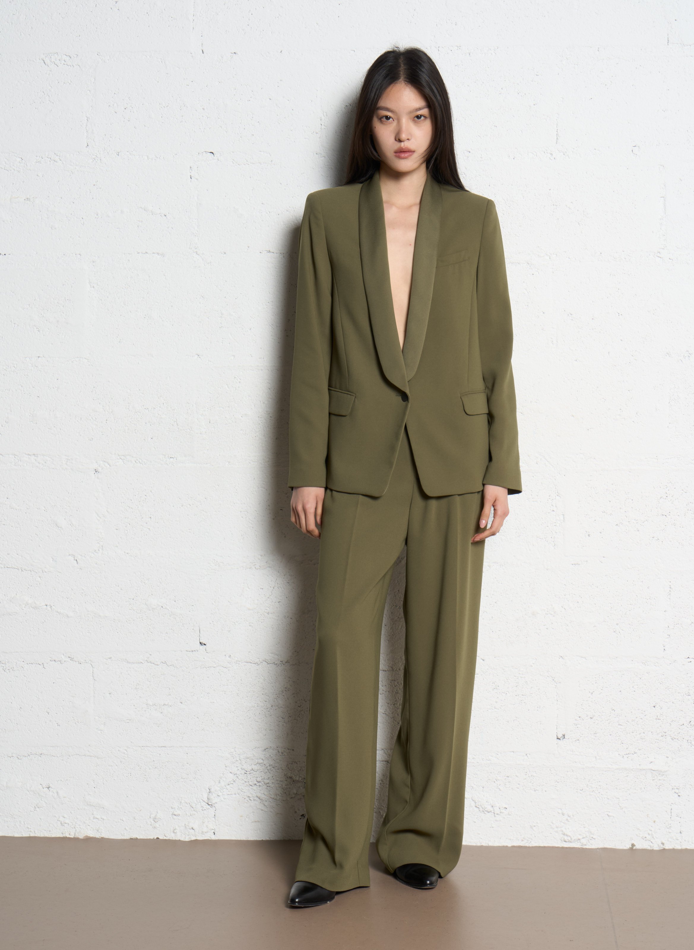 Veste tailleur oversize IKKS Kaki