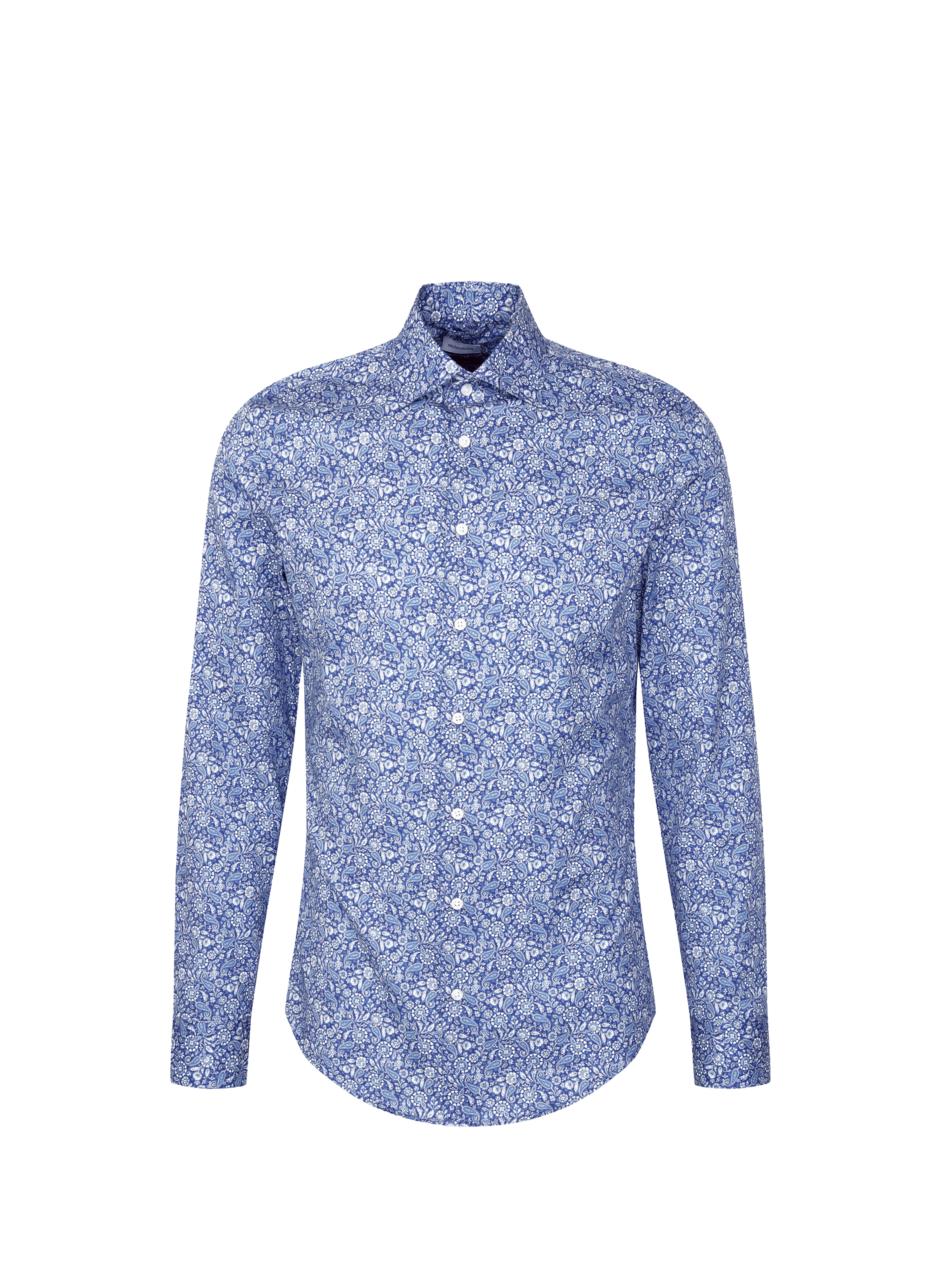 Cotton patterned shirt SEIDENSTICKER Blue