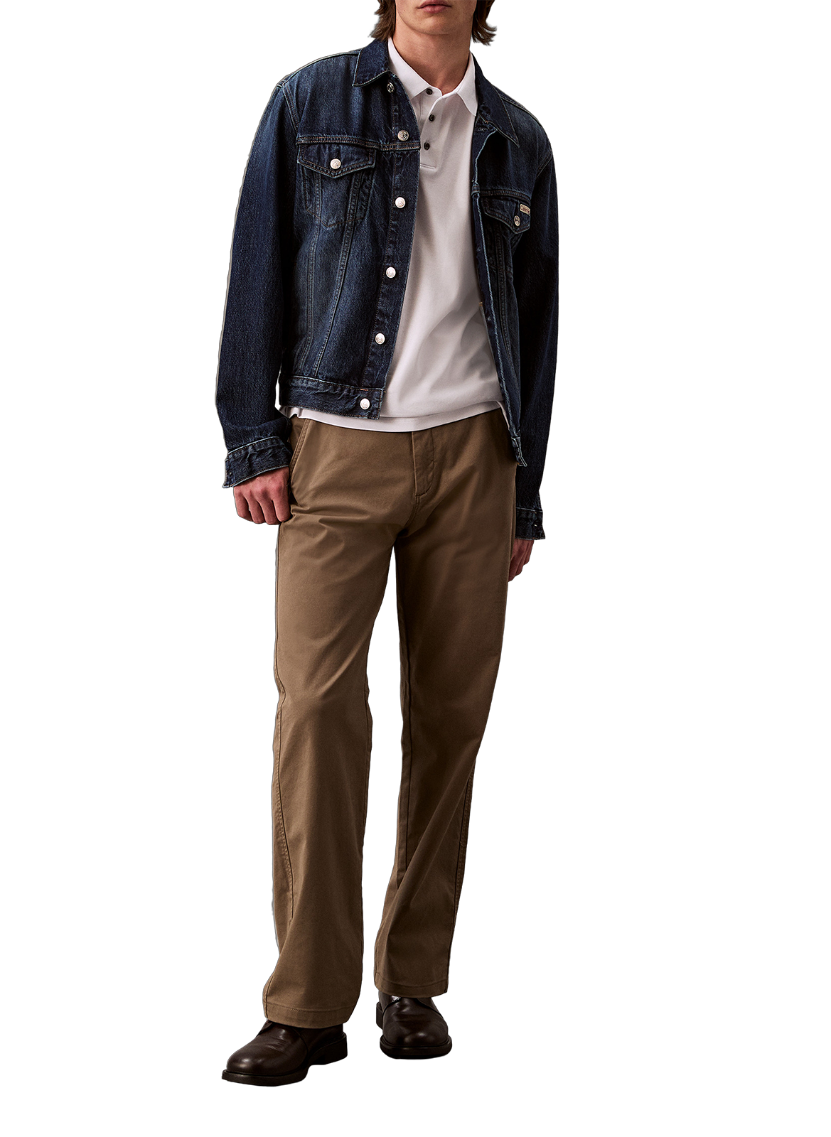 Polo en coton CALVIN KLEIN Blanc