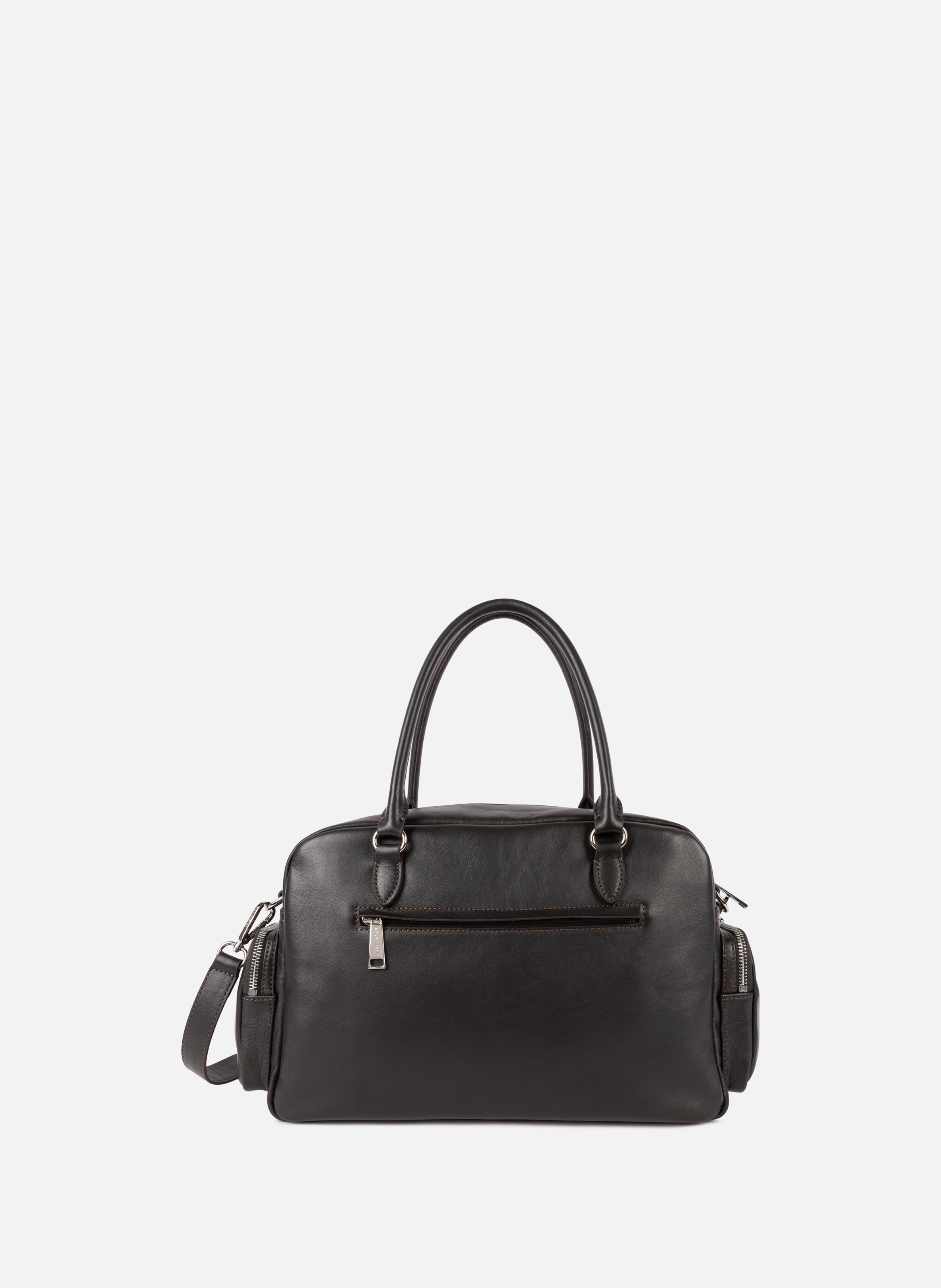 Sac à main bowling - soft caramella LANCASTER Marron