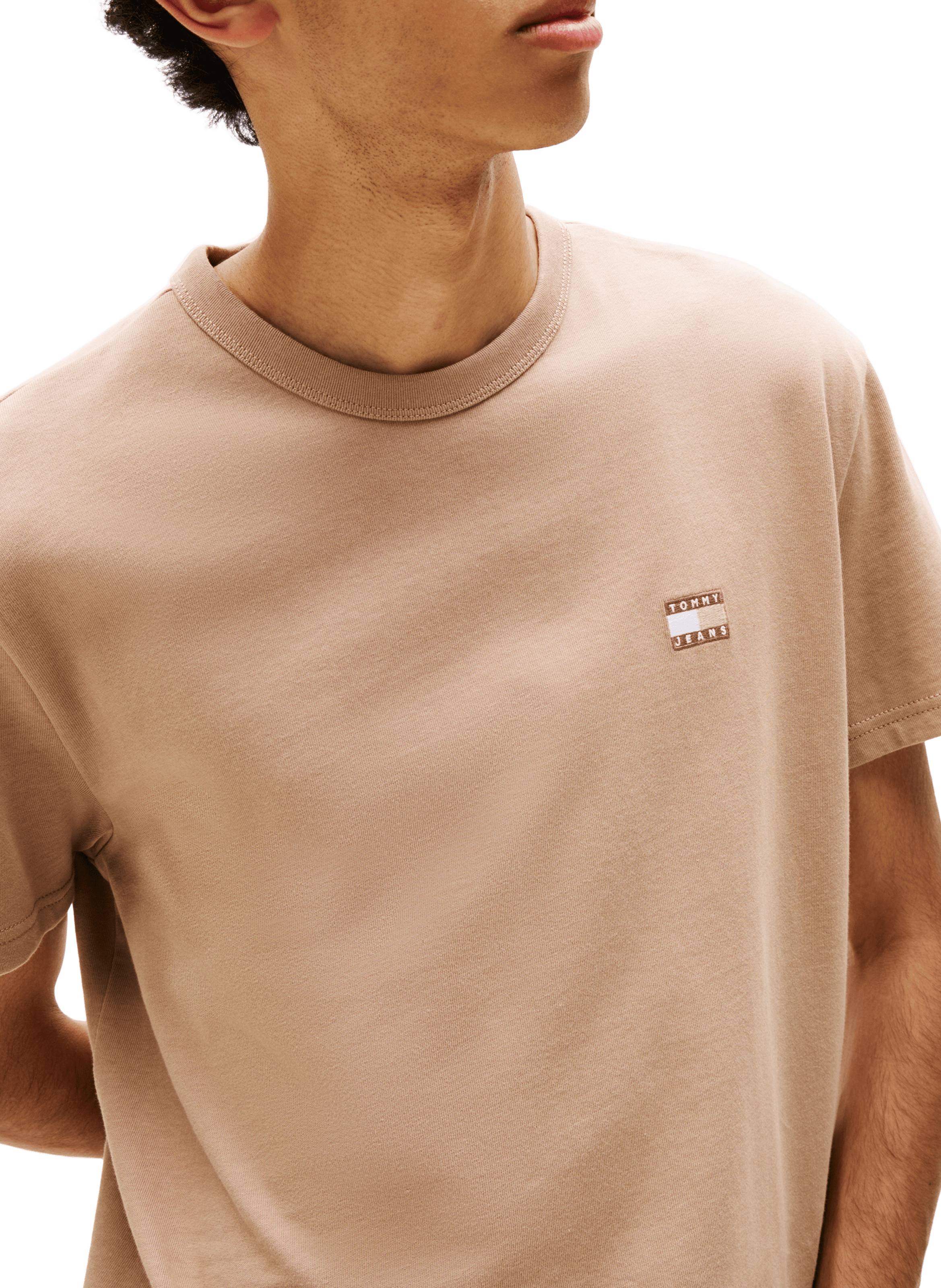 Classic Cotton T-Shirt TOMMY HILFIGER Brown