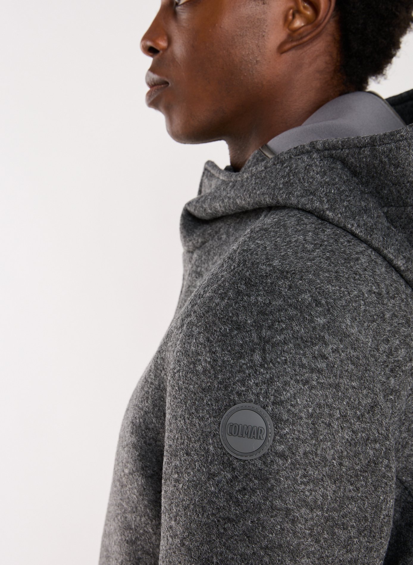 Oversized Hooded Coat COLMAR Grey