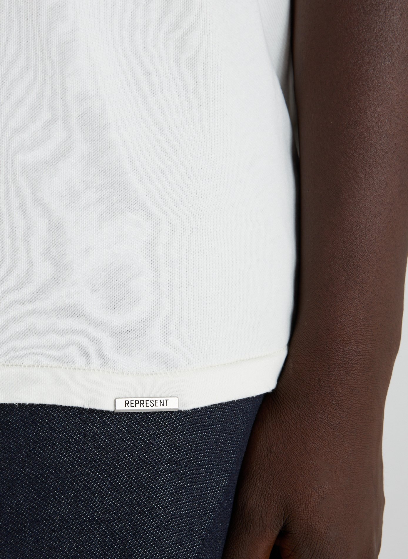 Short-sleeve printed cotton T-shirt  REPRESENT Beige