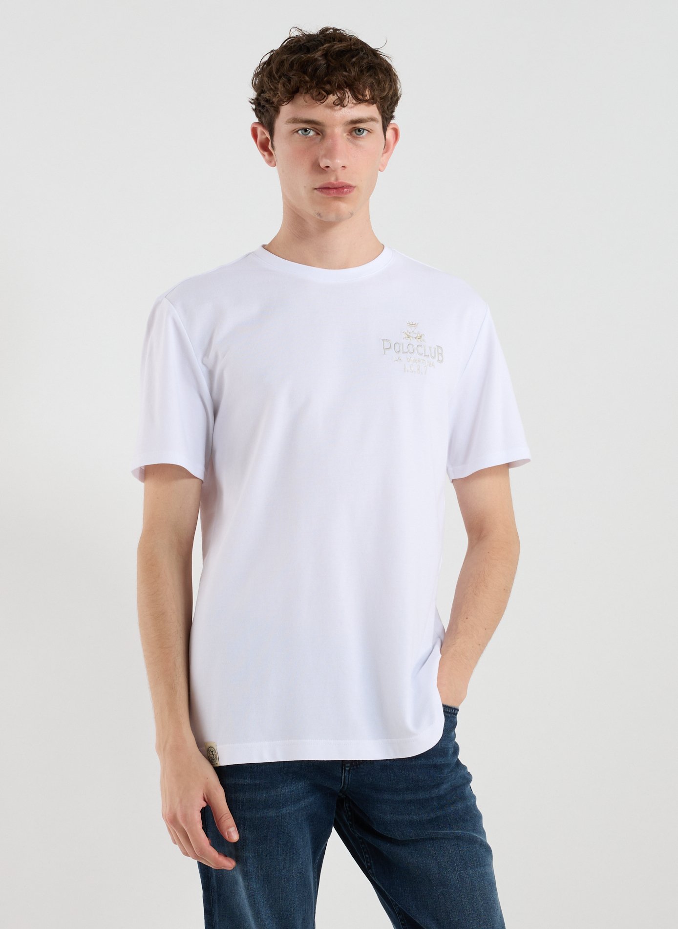 LA MARTINA Cotton blend T-shirt White