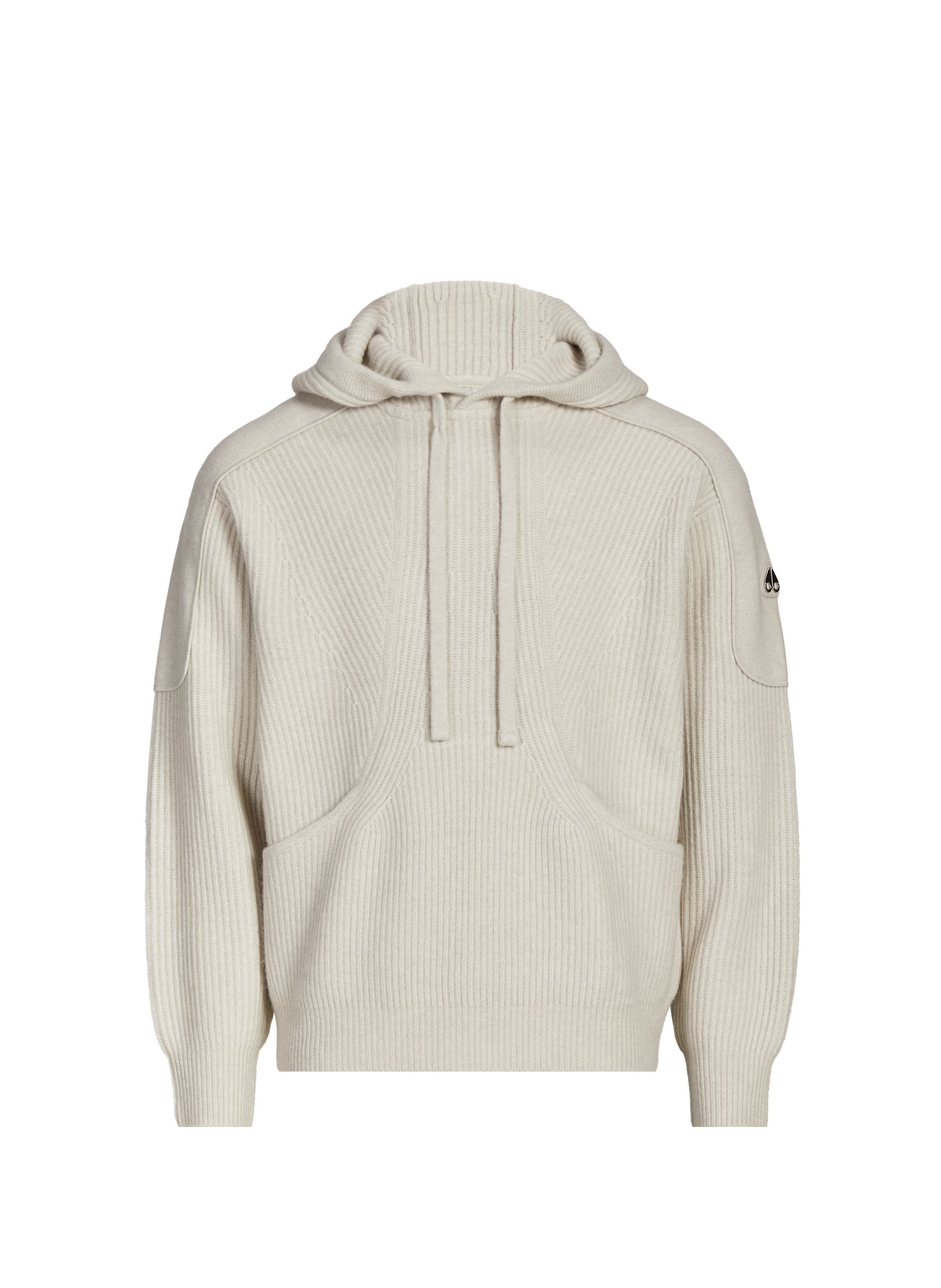 Wool hoodie MOOSE KNUCKLES Beige