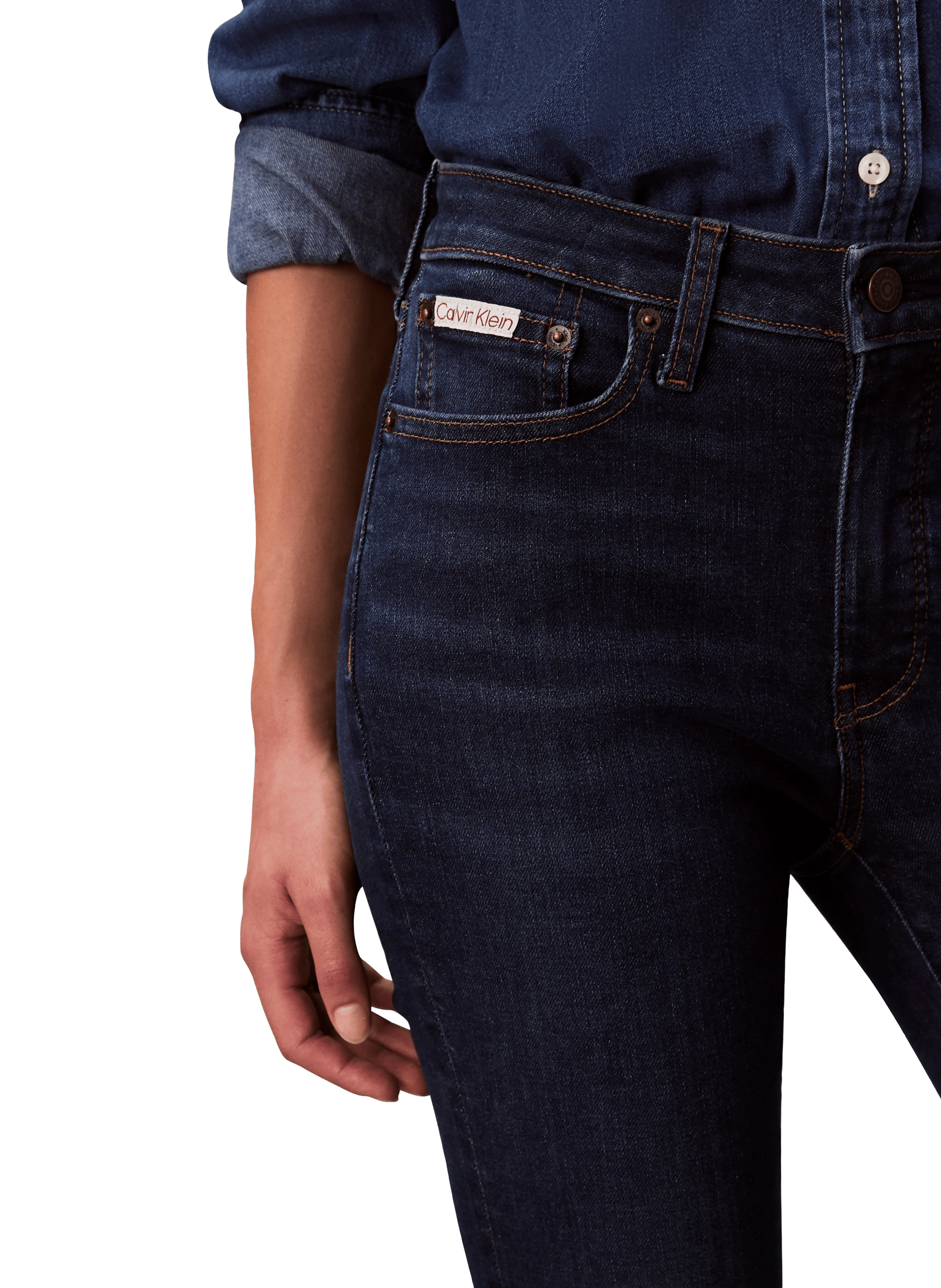 Cotton T-shirt CALVIN KLEIN Blue