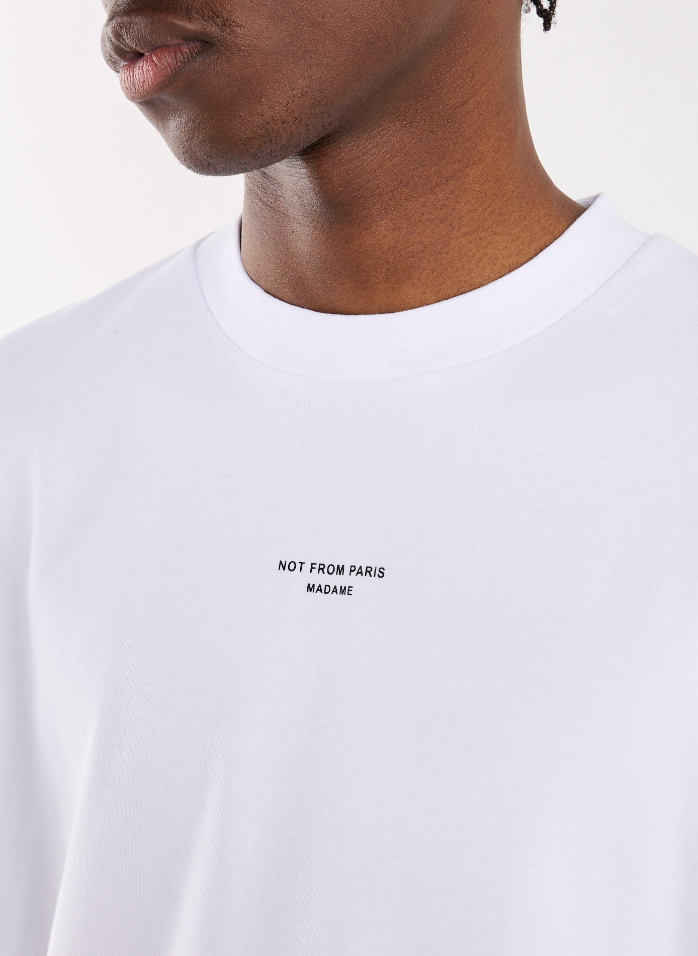 T-shirt en coton DROLE DE MONSIEUR Blanc