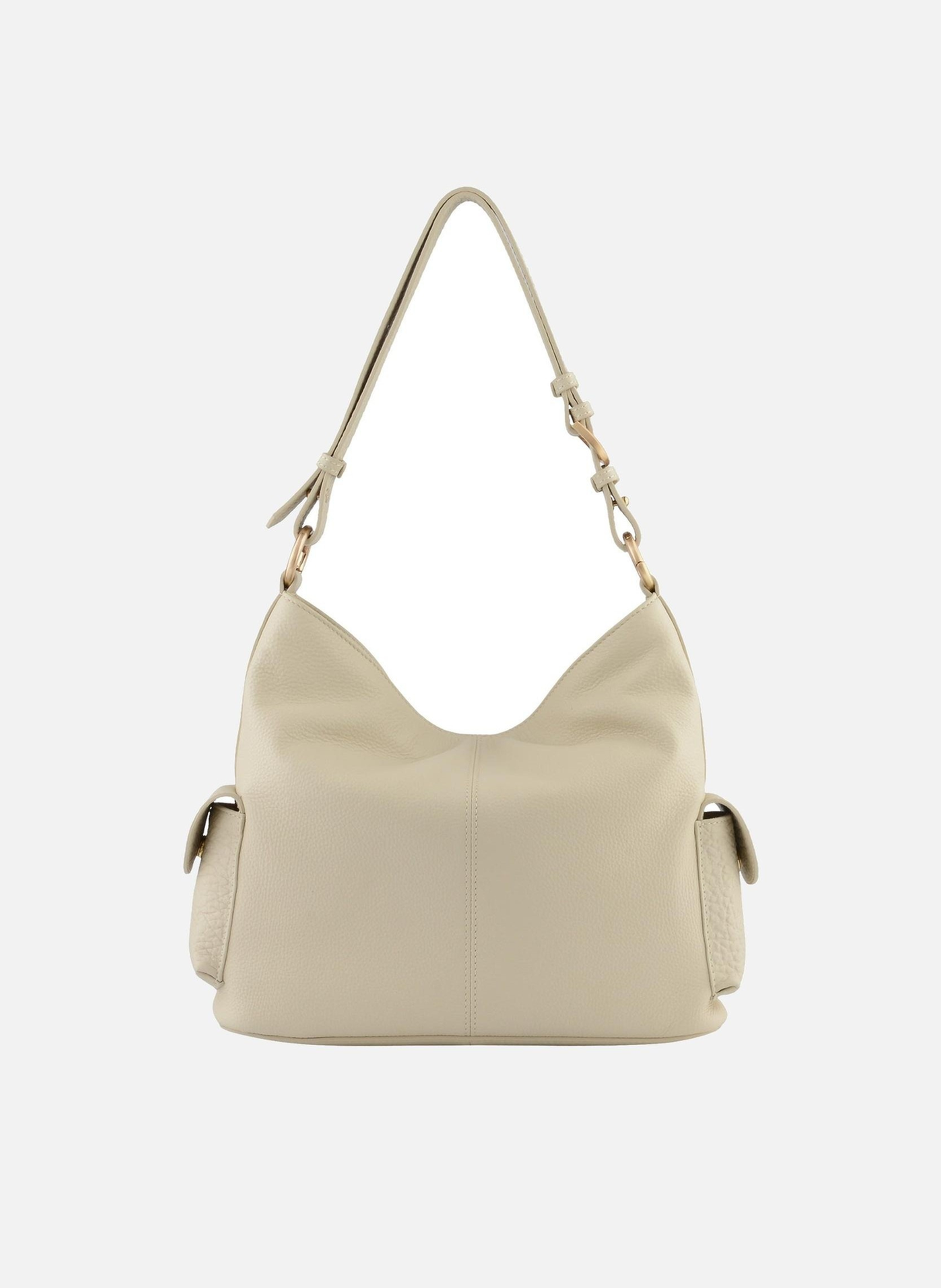 Reporter | sac porté épaule POURCHET Beige