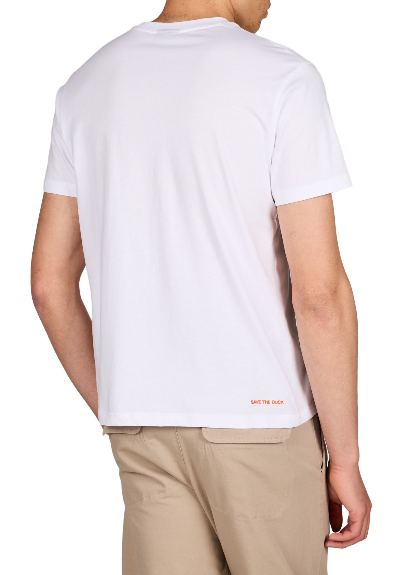 Tee-shirt droit en coton SAVE THE DUCK Blanc