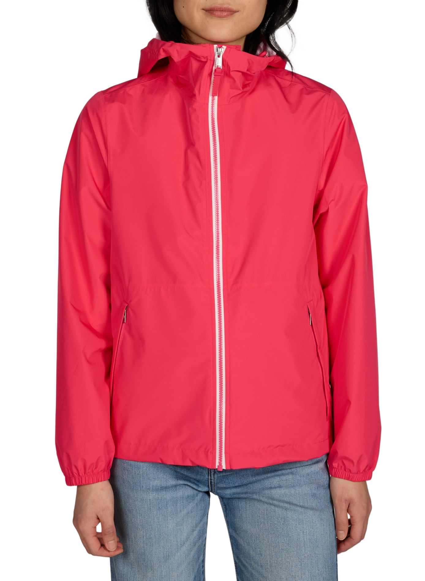 Imperméable à capuche coupe-vent repliable AIGLE Rose