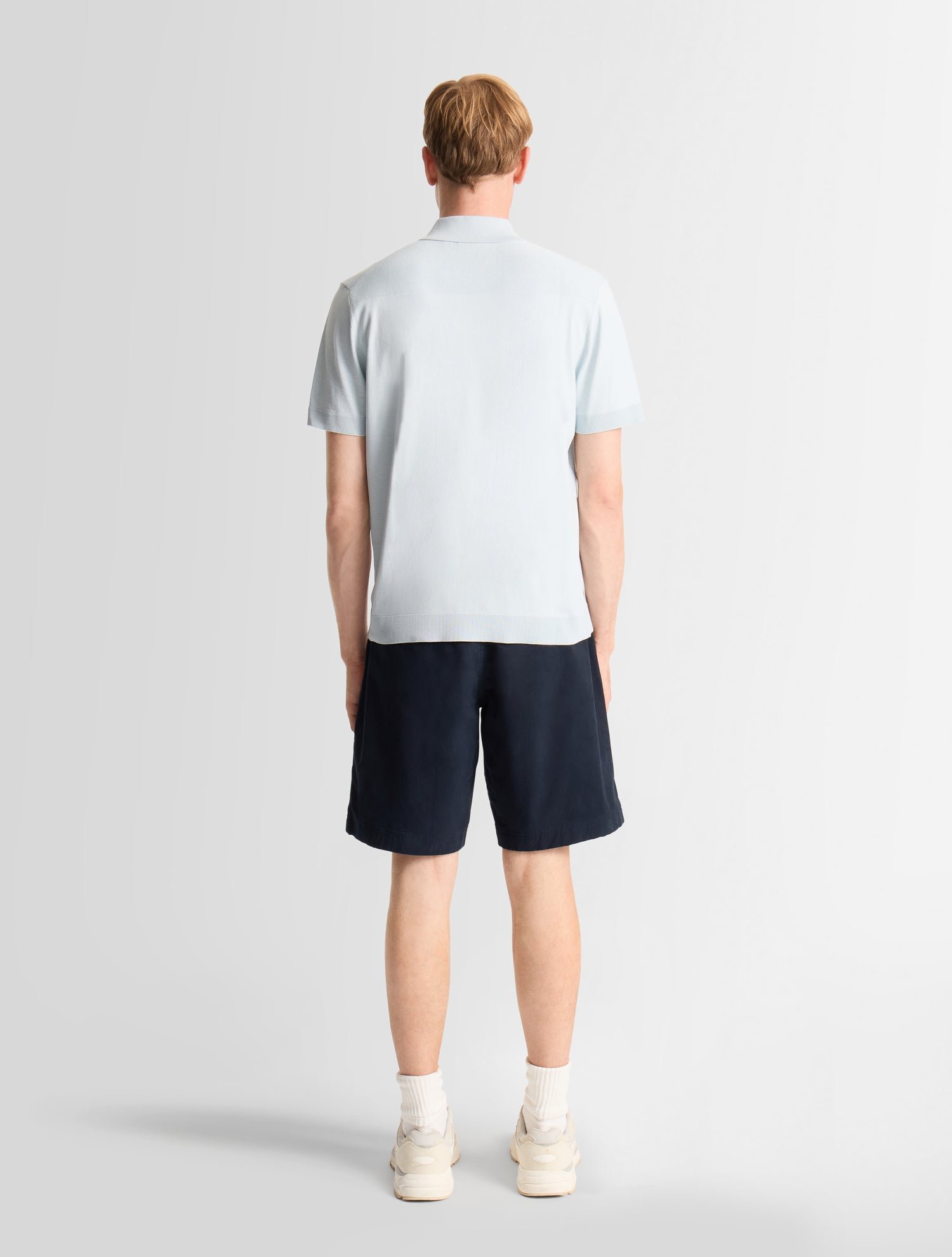 Polo manches courtes henryo col polo coupe regular FUSALP Bleu