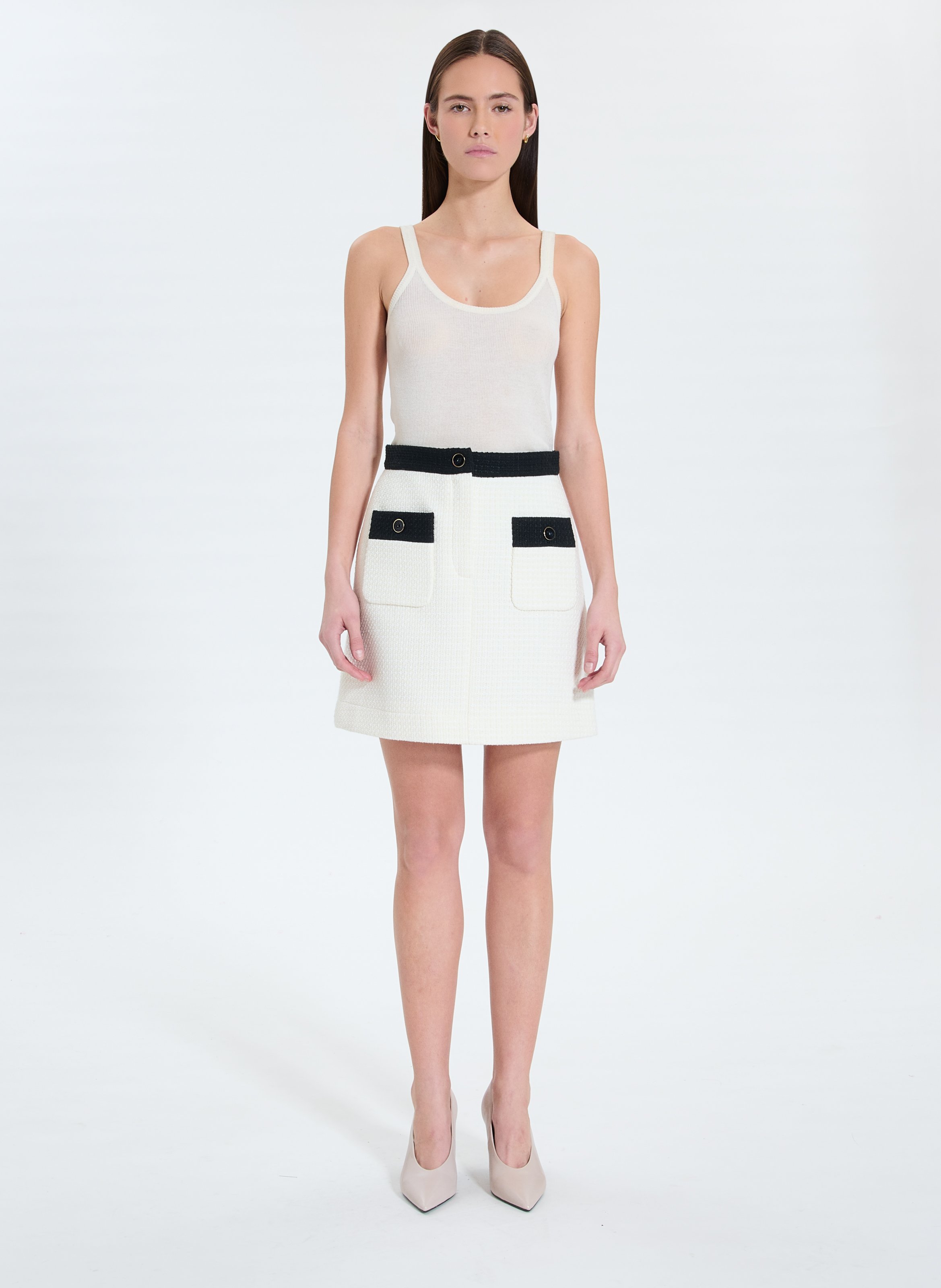 Jupe  josia ZAPA Blanc