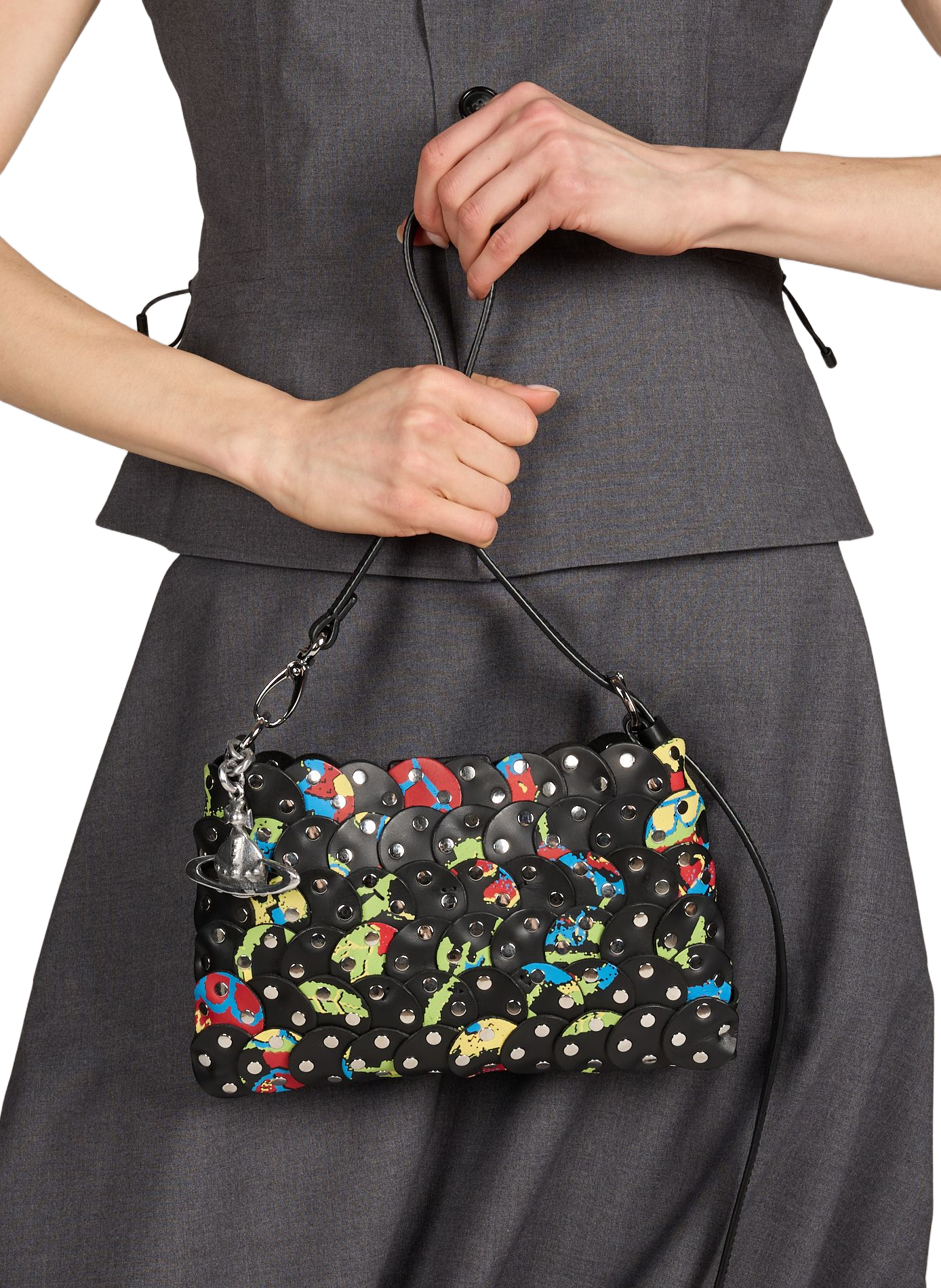 Lola printed leather shoulder bag VIVIENNE WESTWOOD Multicolour