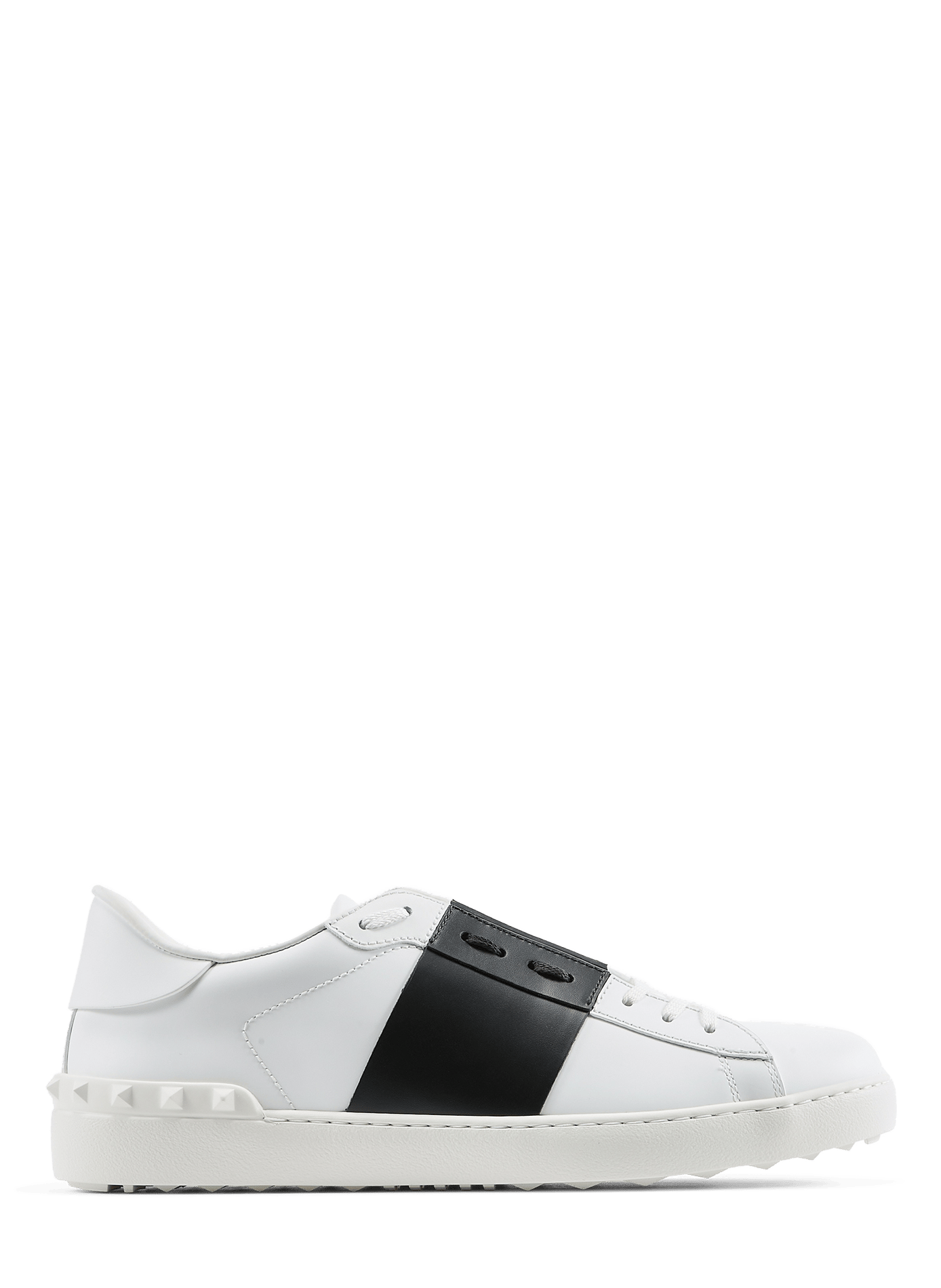 Leather low-top sneakers VALENTINO White