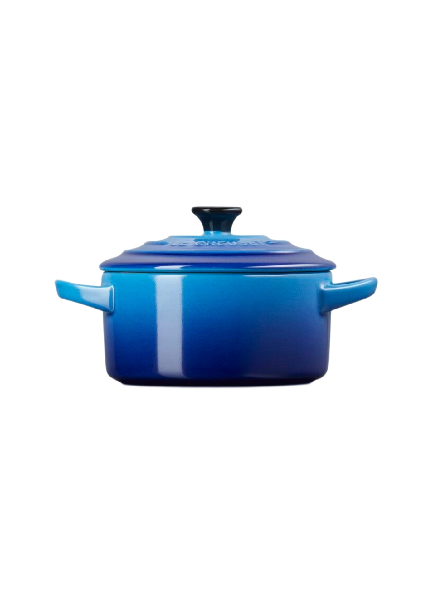 Mini-Kochtopf aus Keramik LE CREUSET Blau