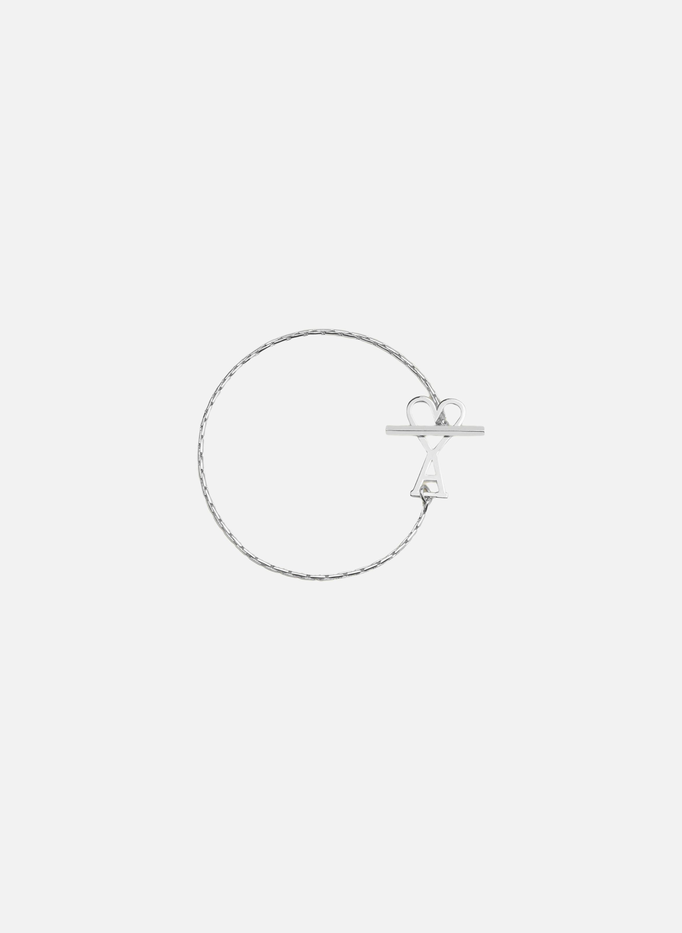 Bracelet chaîne ami de coeur unisexe AMI PARIS Gris