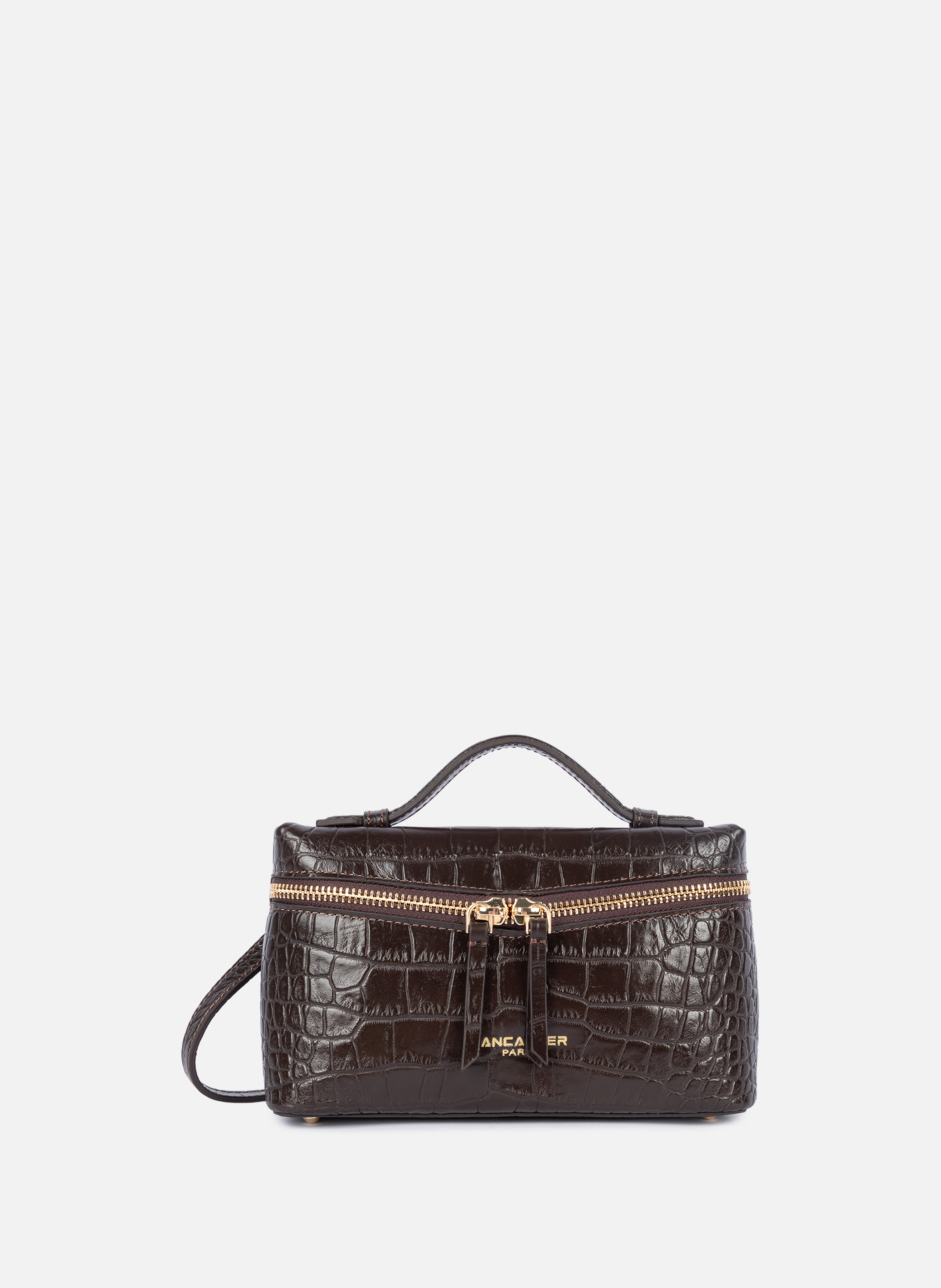 Kleine doosvormige tas - exo LANCASTER Bruin