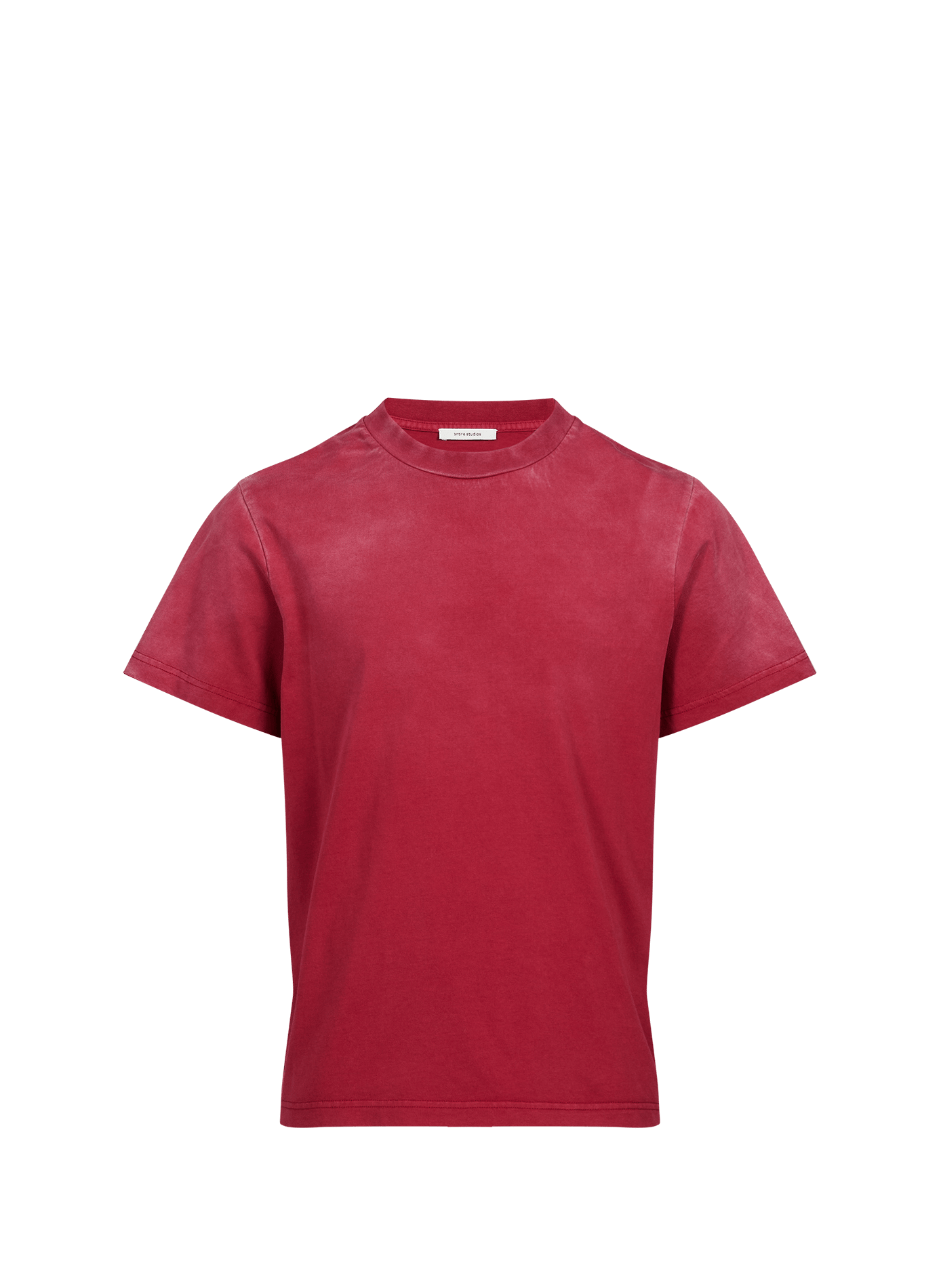 T-shirt droit en coton ENTIRE STUDIOS Rouge