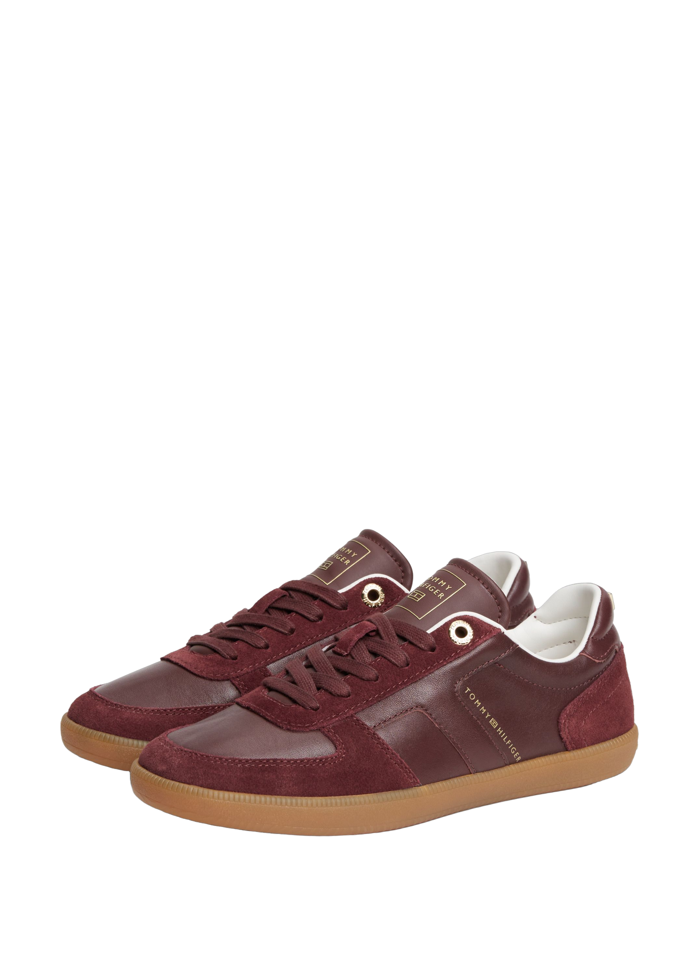 Baskets basses en cuir TOMMY HILFIGER Multicolore