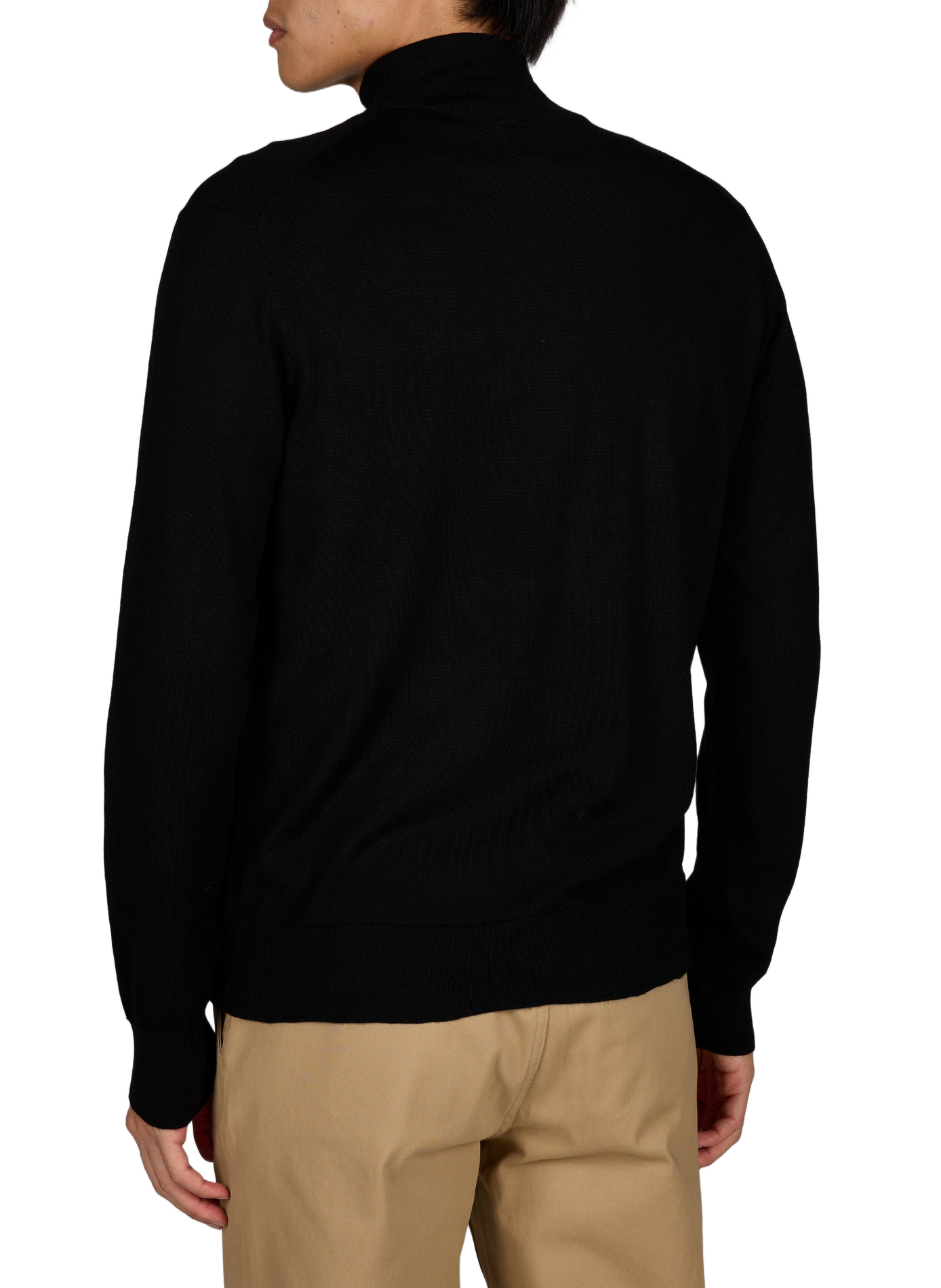 Coltrui cardigan van merinowol AU PRINTEMPS PARIS Zwart