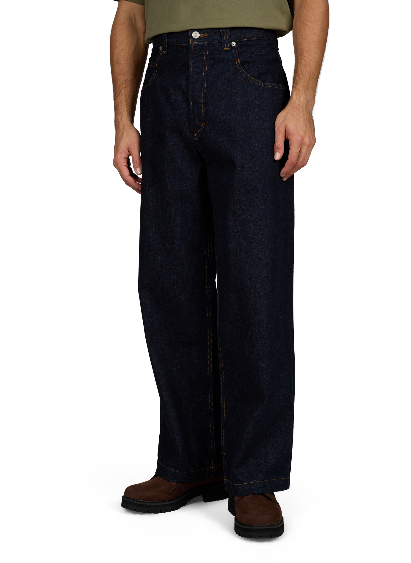 Wide cotton jeans AGOLDE Blue