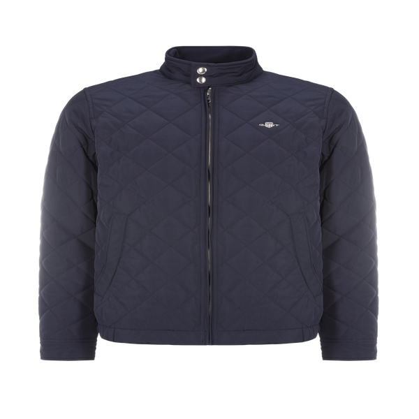 Gant Quilted Jacket In Blue