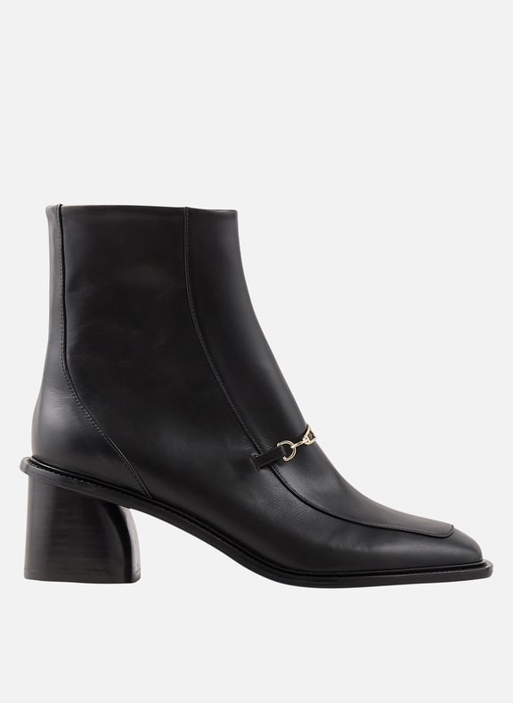 BOTTINES EN CUIR LISSE AMBER SANDRO pour FEMME Printemps