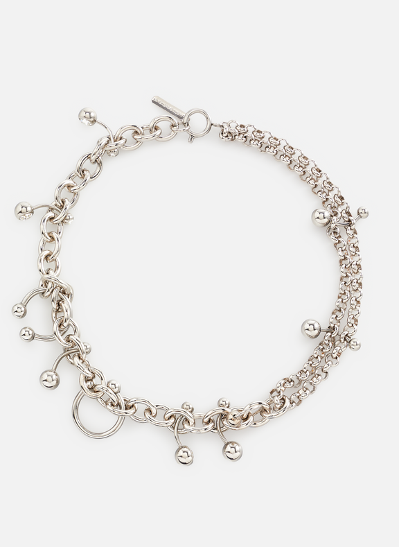 JUSTINE CLENQUET Holly necklace Silver