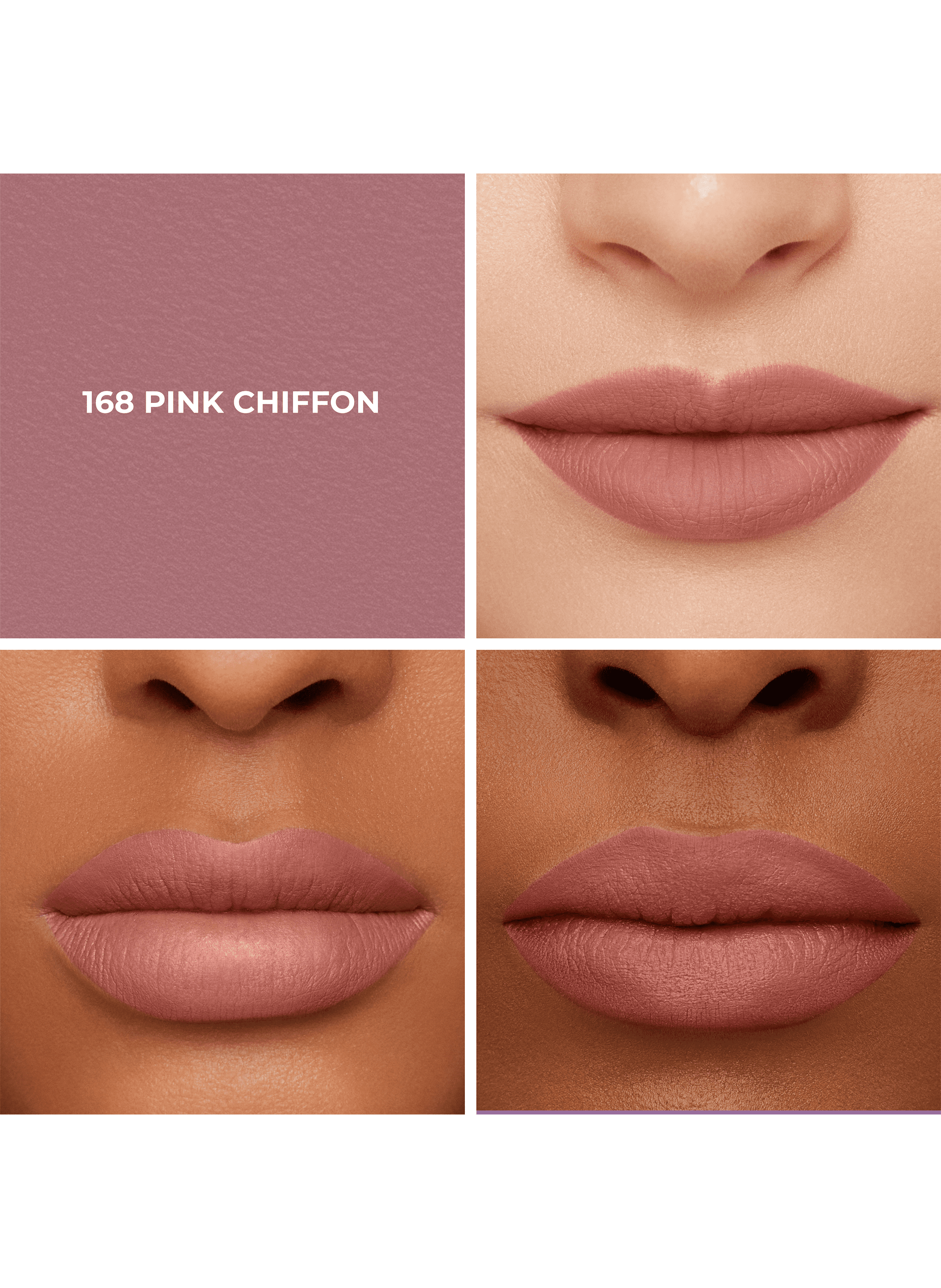 Caviar Smoothing Matte Lipstick Refill LAURA MERCIER 168 pink chiffon  