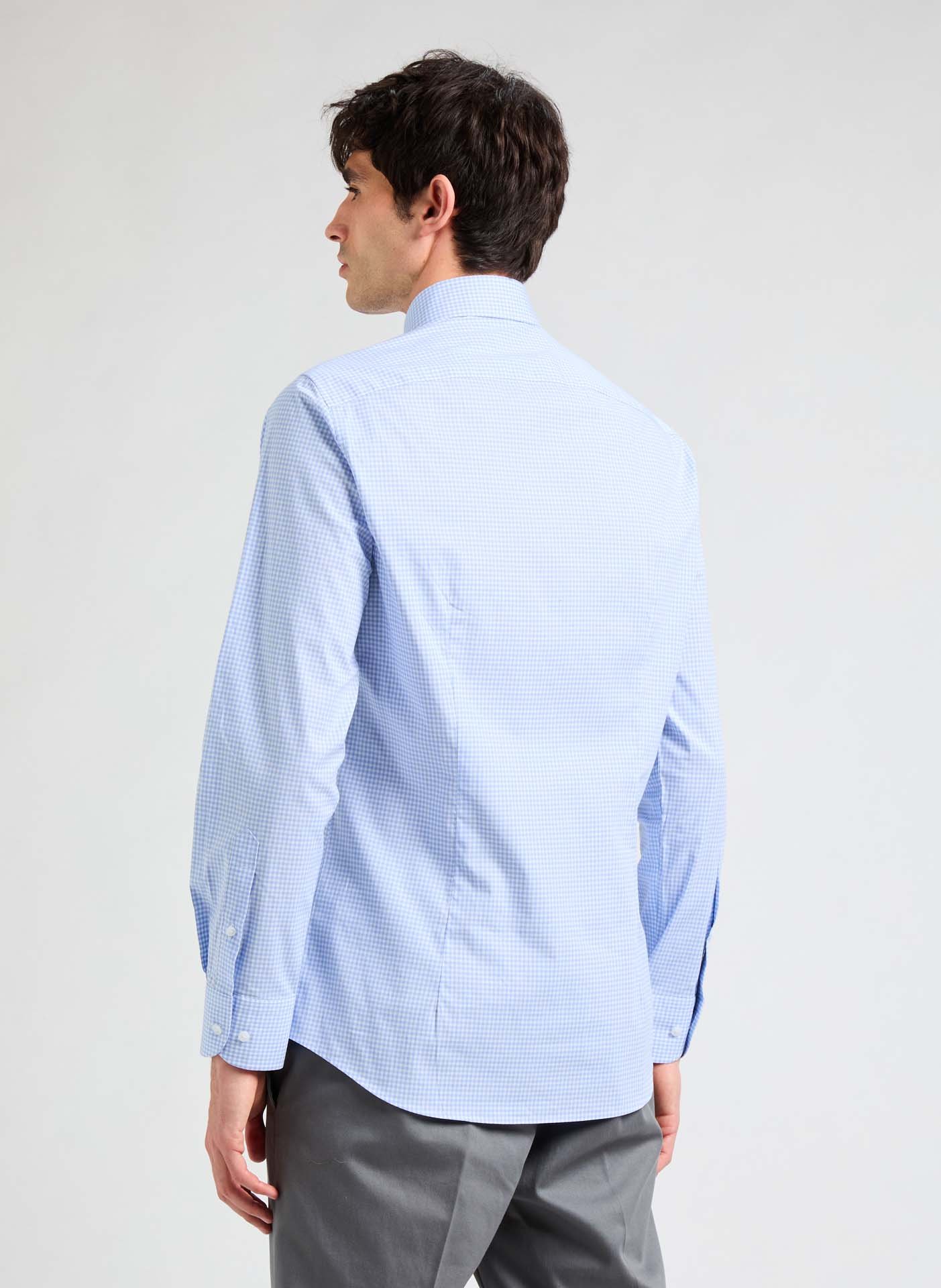 Checked shirt Blue