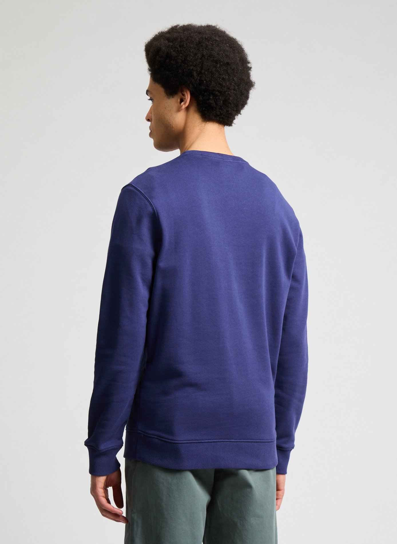 Sweatshirt droit  en coton LYLE & SCOTT Violet