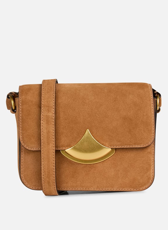Sac bandoulière en cuir diviluz mimo Beige by SESSUN SESSUN Sac bandoulière en cuir diviluz mimo Beige