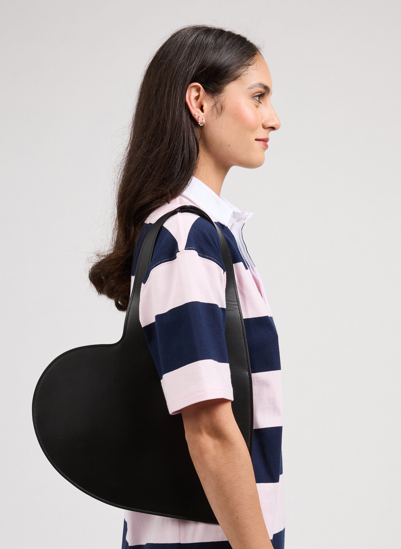 Mini Heart Tote Bag COPERNI Black