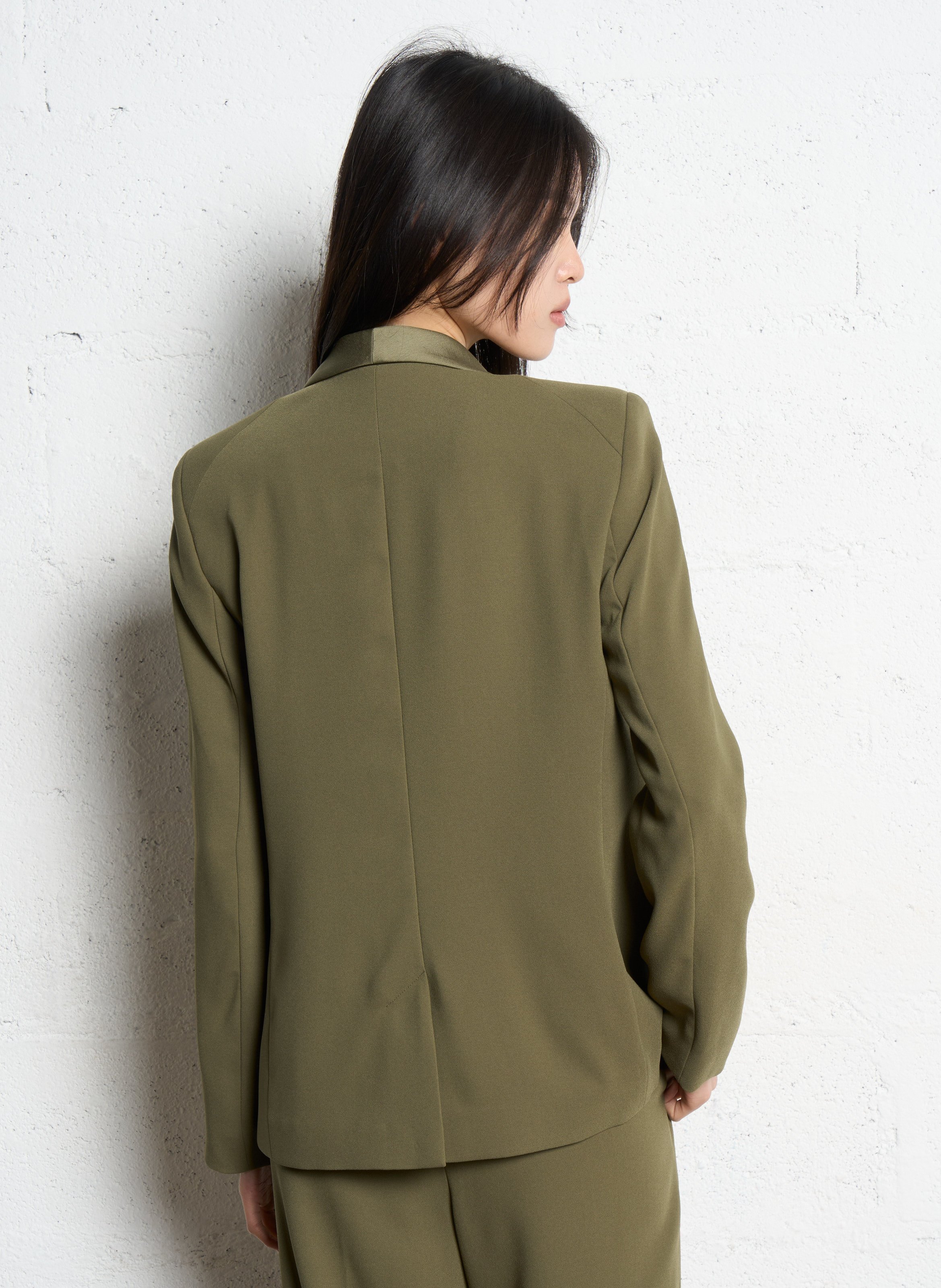 Veste tailleur oversize IKKS Kaki