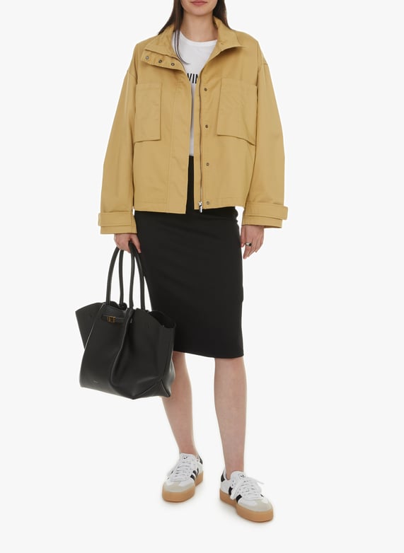 Sac à main en cuir | Noir by DEMELLIER LONDON Sac à main en cuir Noir