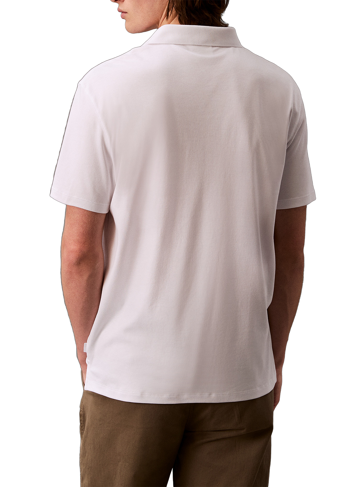 Polo en coton CALVIN KLEIN Blanc