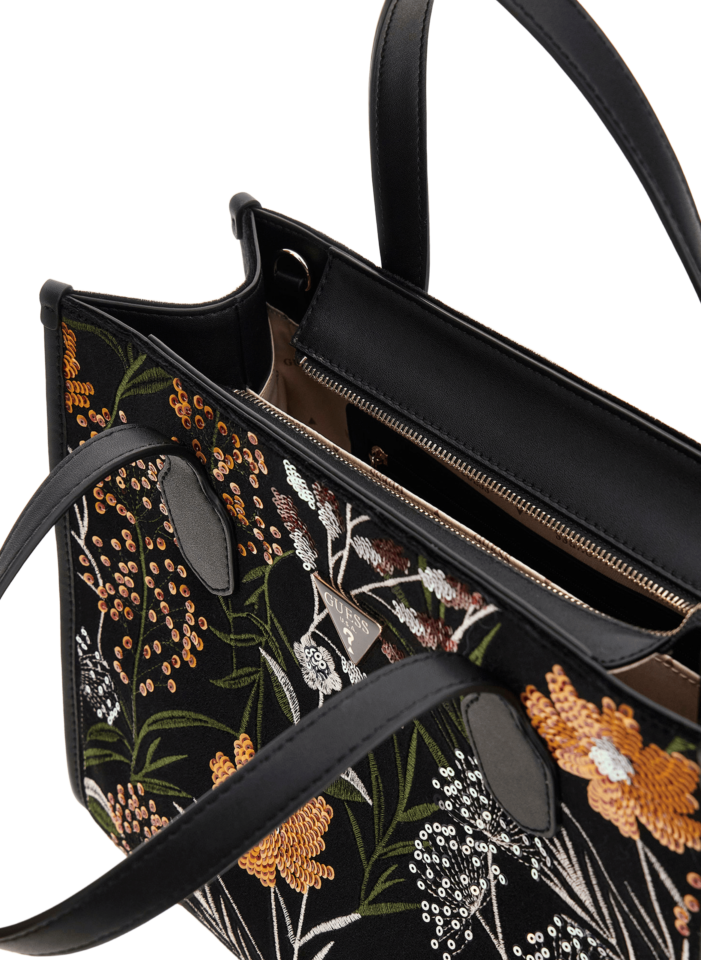 Sac fleuri GUESS Noir
