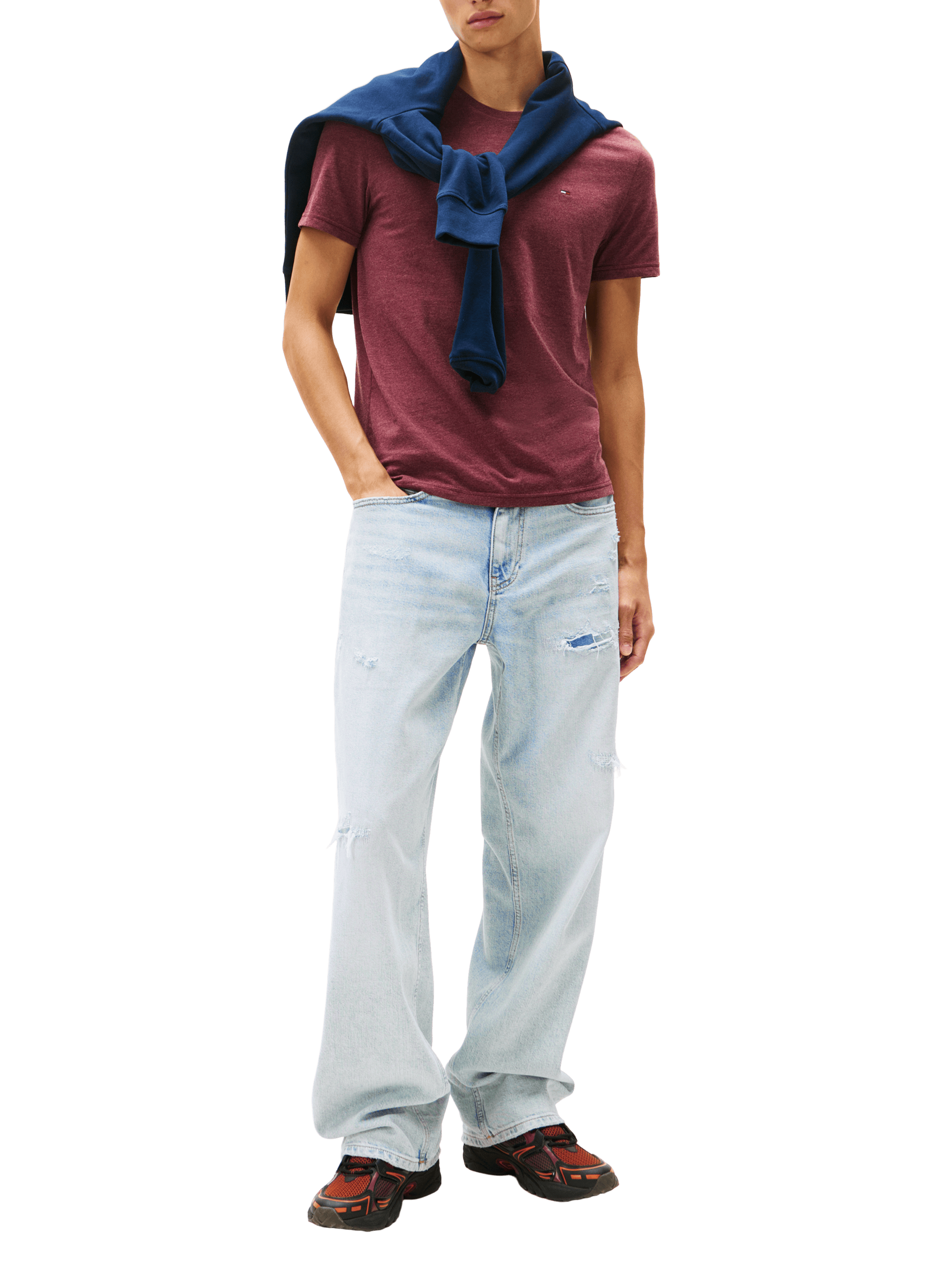  Logo T-shirt TOMMY HILFIGER Red