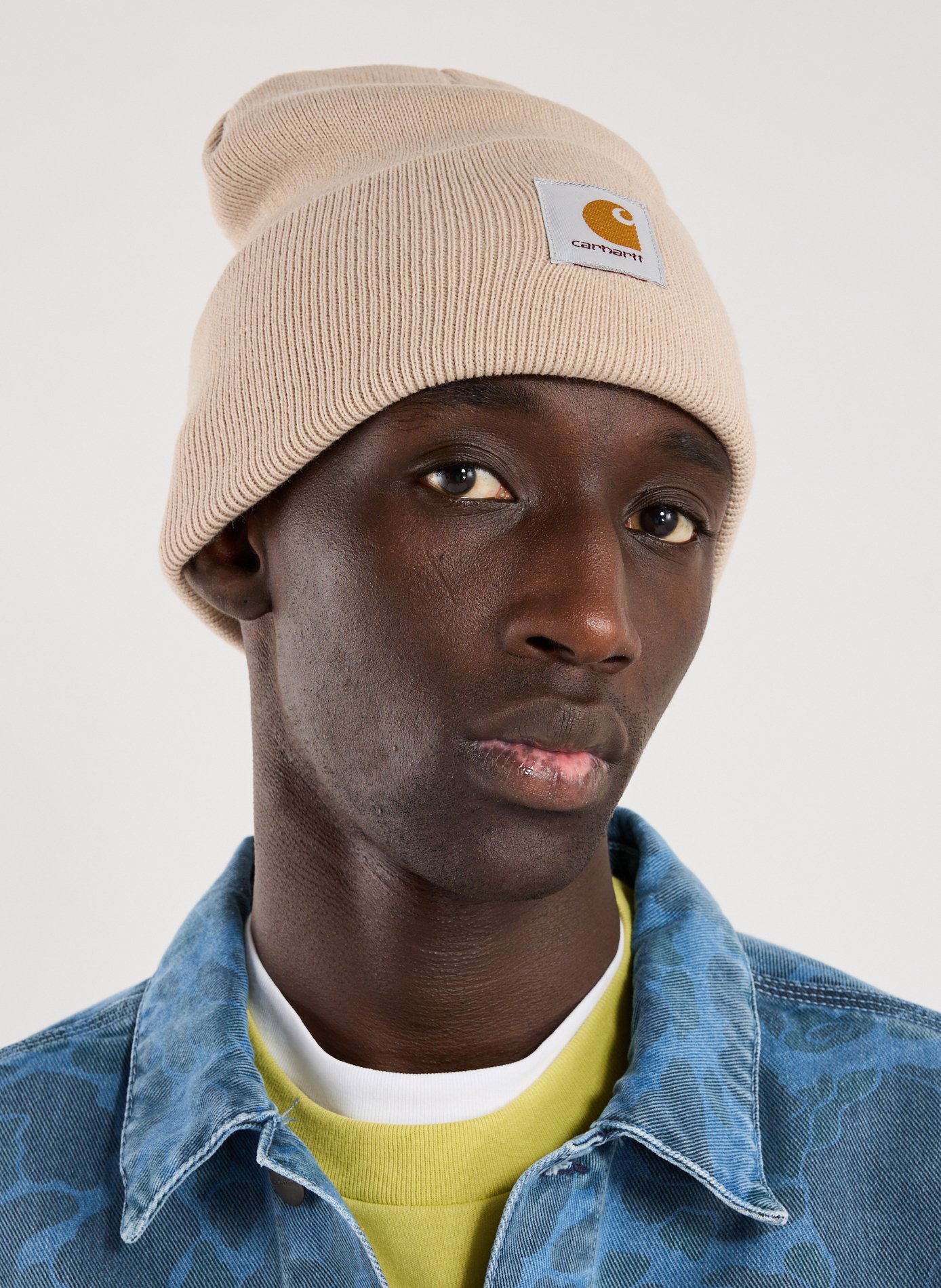 Bonnet à revers CARHARTT WIP Beige