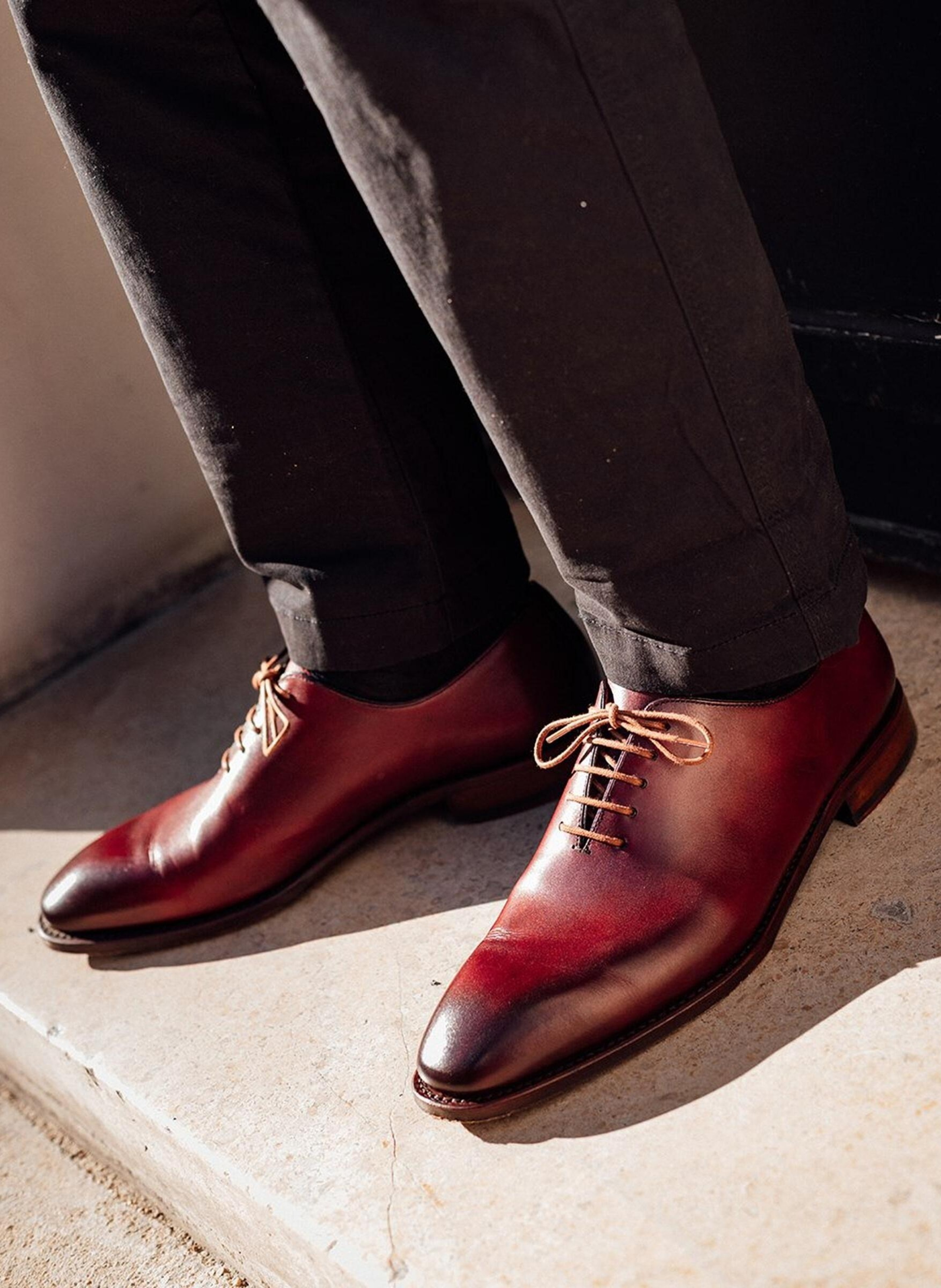 Richelieu cuir giulia FINSBURY Rouge