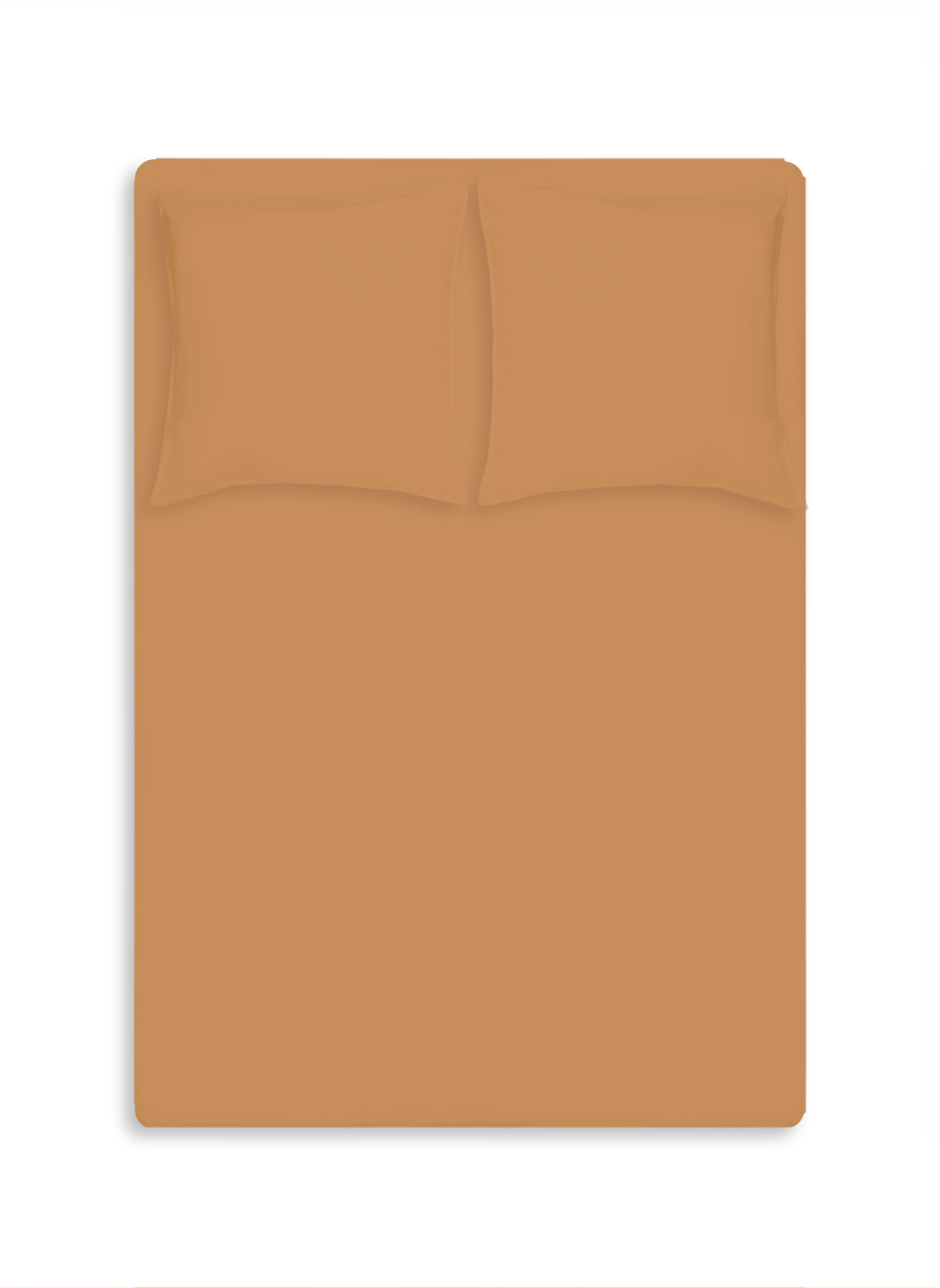 Housse de couette en satin lavé AU PRINTEMPS PARIS Doré