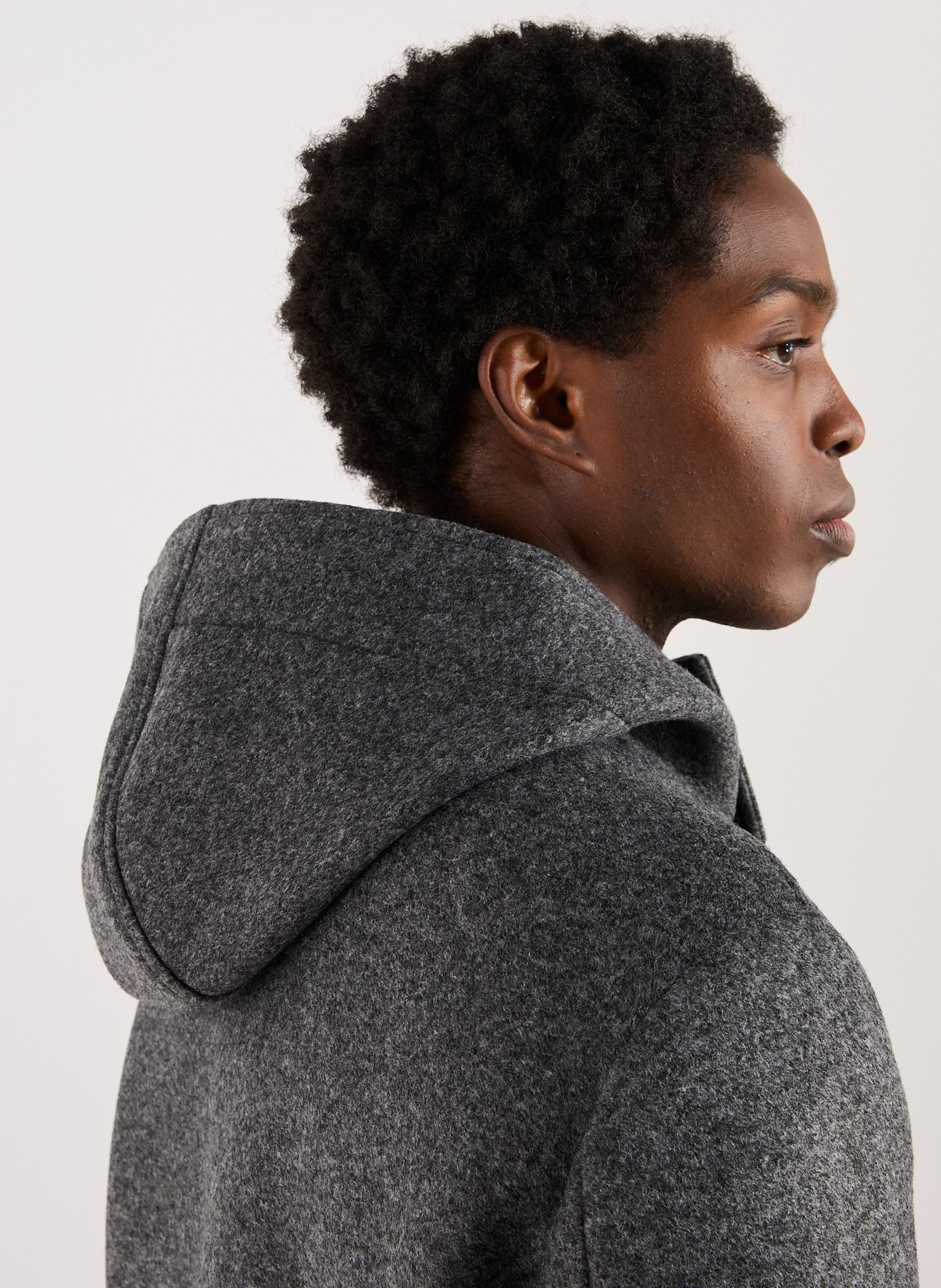 Oversized Hooded Coat COLMAR Grey