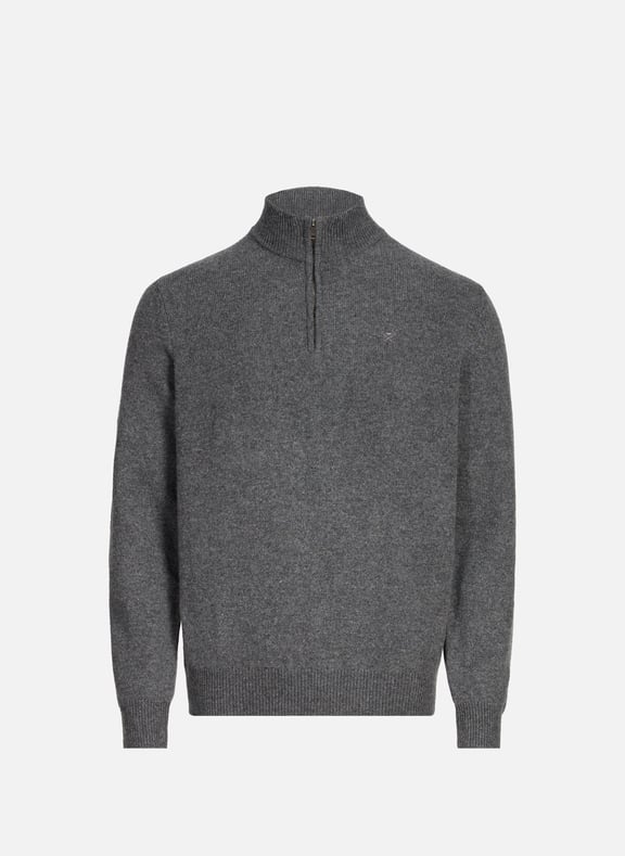 Pull à col montant en laine Gris by HACKETT HACKETT Pull à col montant en laine Gris