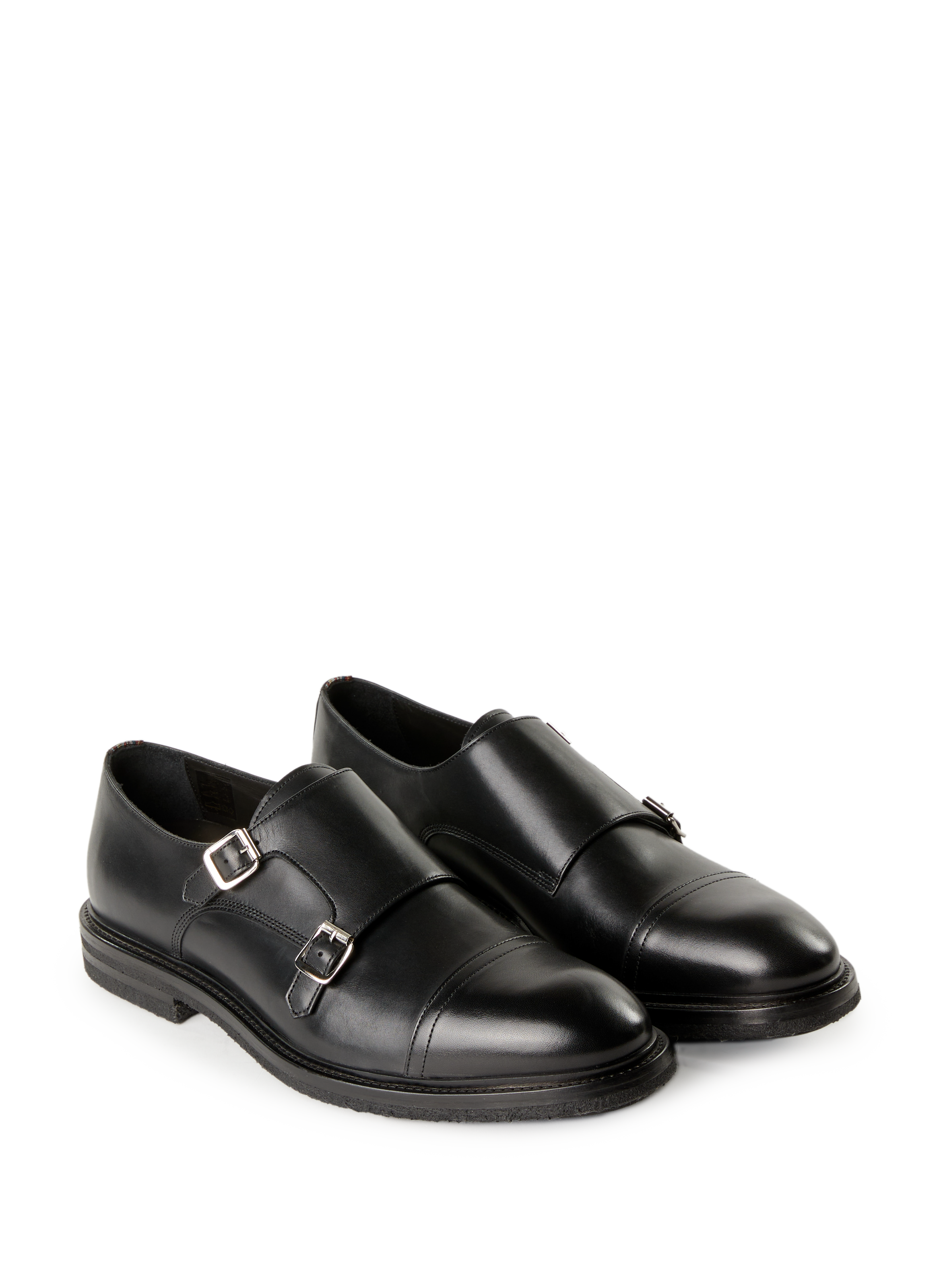 Plain leather low shoes PAUL SMITH Black