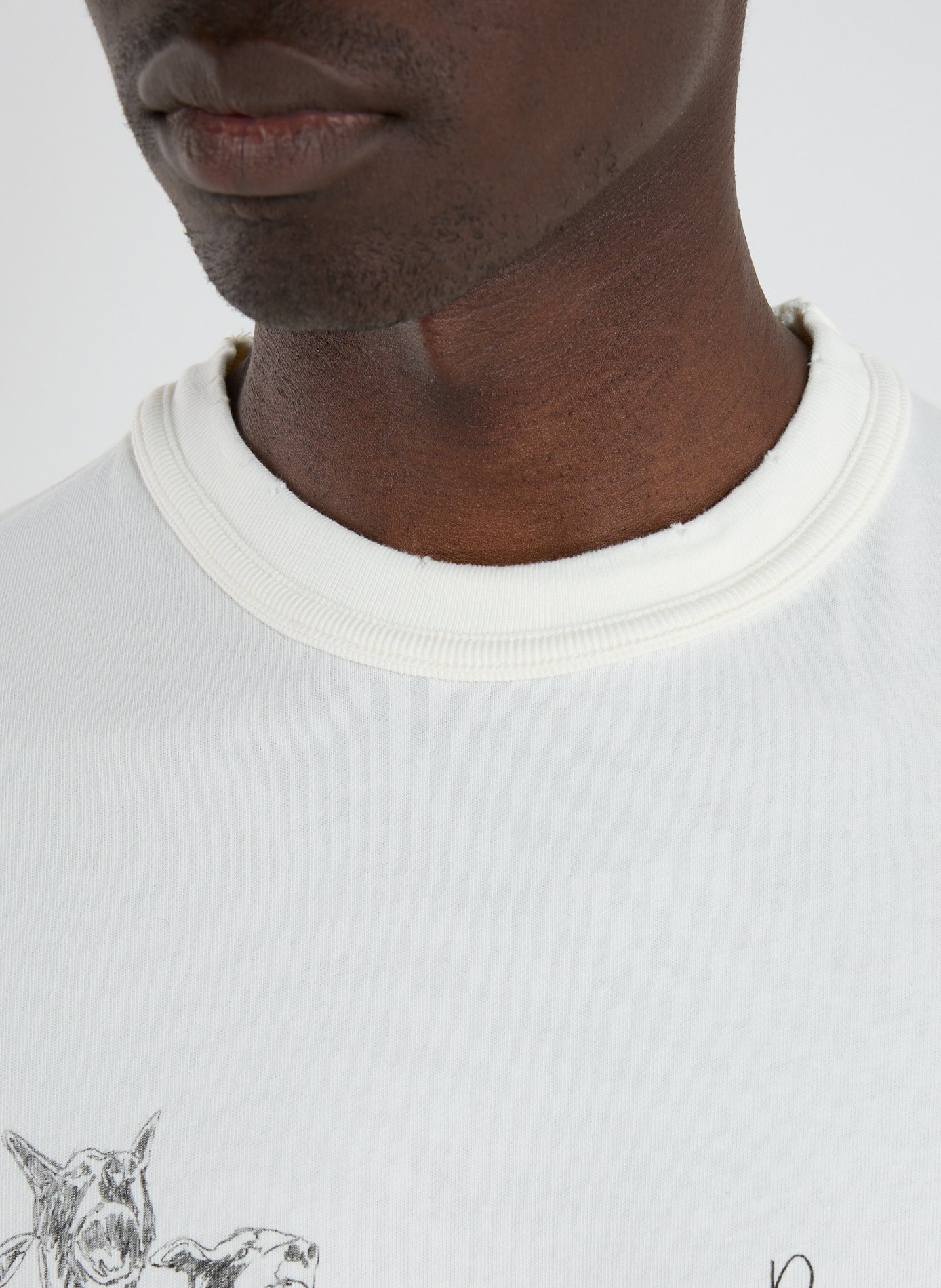 Short-sleeve printed cotton T-shirt  REPRESENT Beige