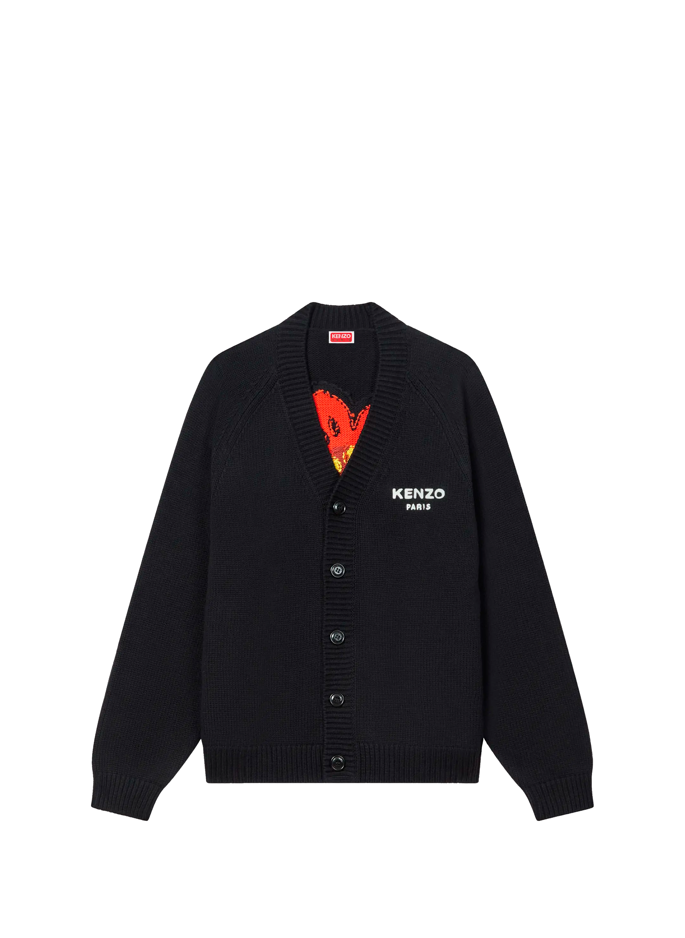 Wool blend Cardigan KENZO Black