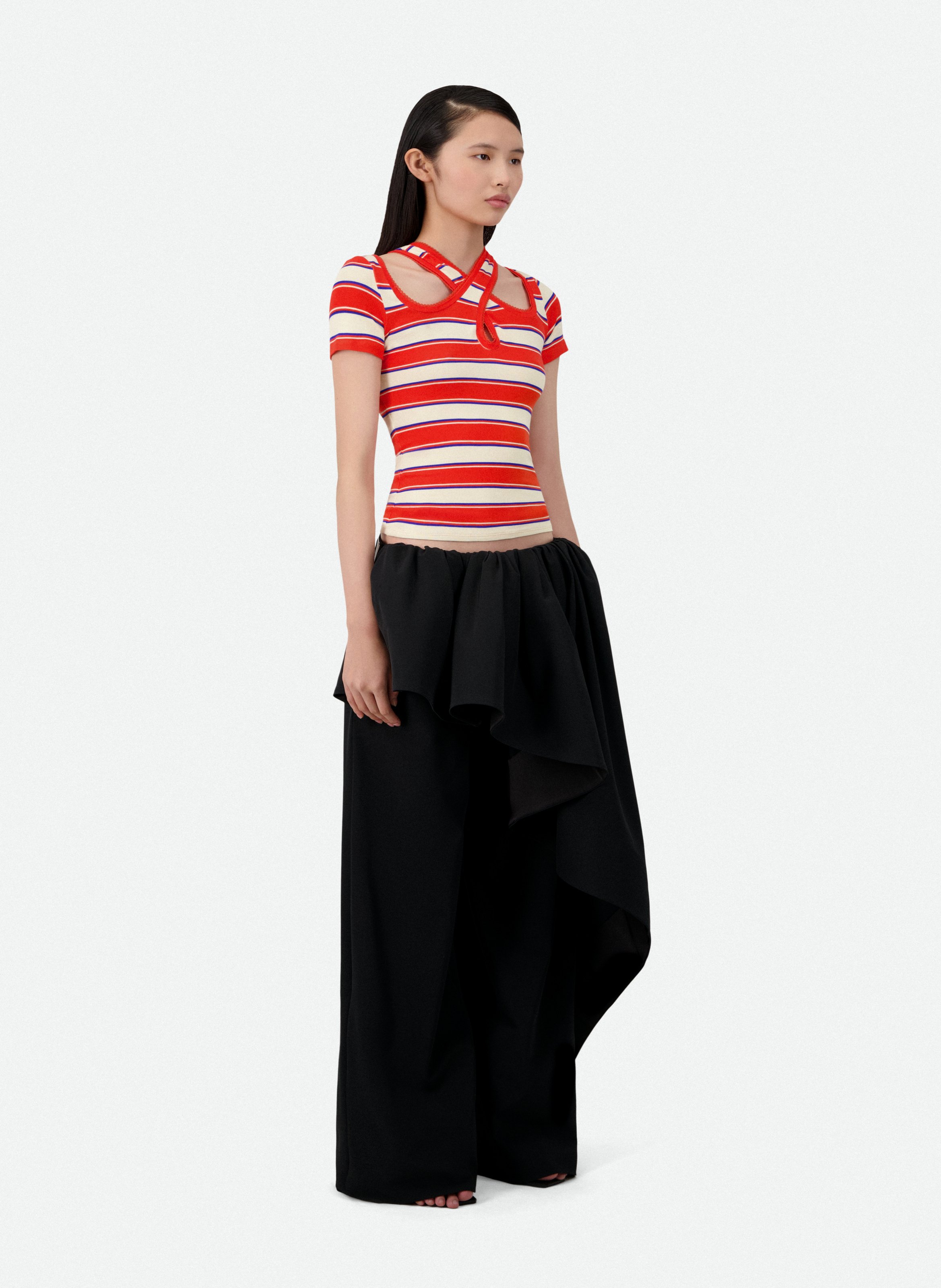 Top rayé croisé VAILLANT Rayé